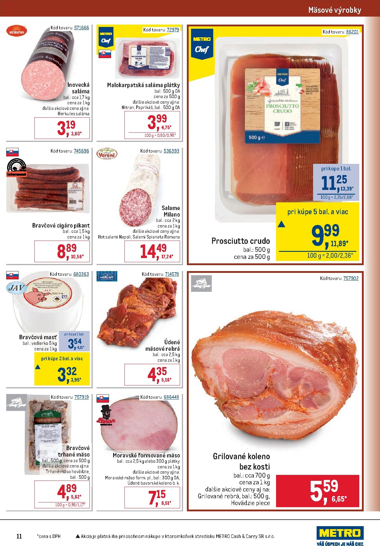 metro - Aktuálny leták Metro - Gastronómia od stredy, 22.04.2026 do utorka, 19.05.2026 - page: 11