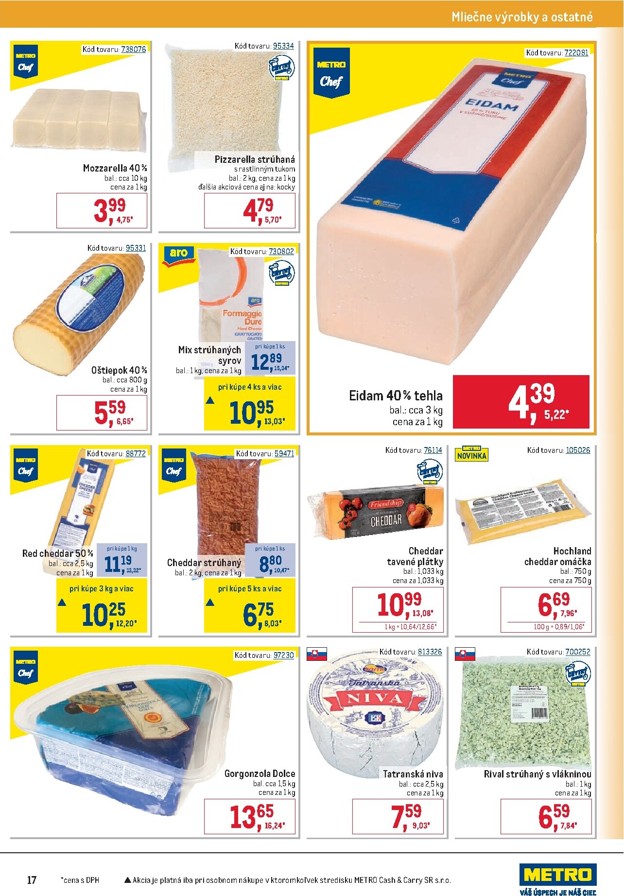 metro - Aktuálny leták Metro - Gastronómia od stredy, 22.04.2026 do utorka, 19.05.2026 - page: 17