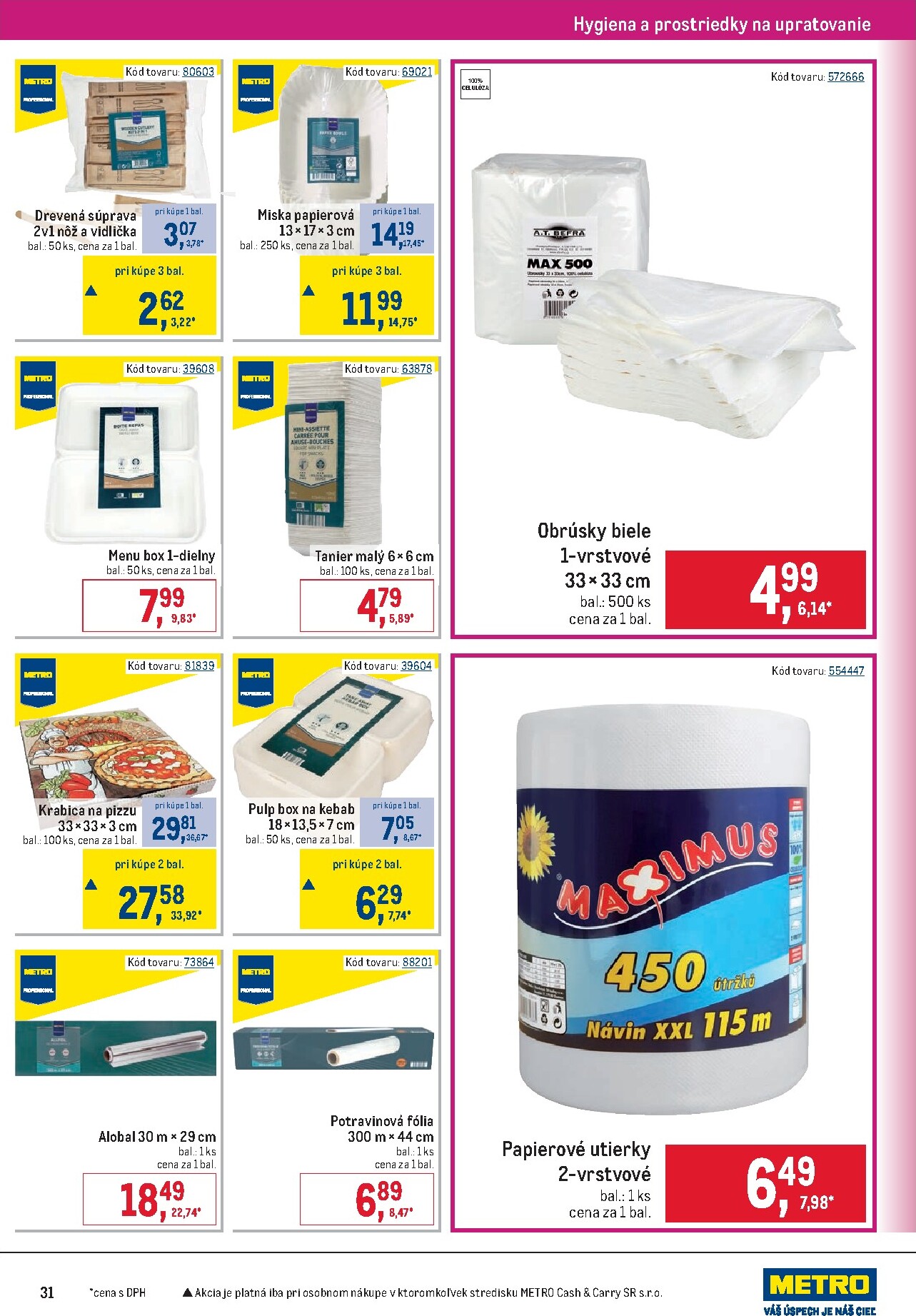 metro - Aktuálny leták Metro - Gastronómia od stredy, 22.04.2026 do utorka, 19.05.2026 - page: 31