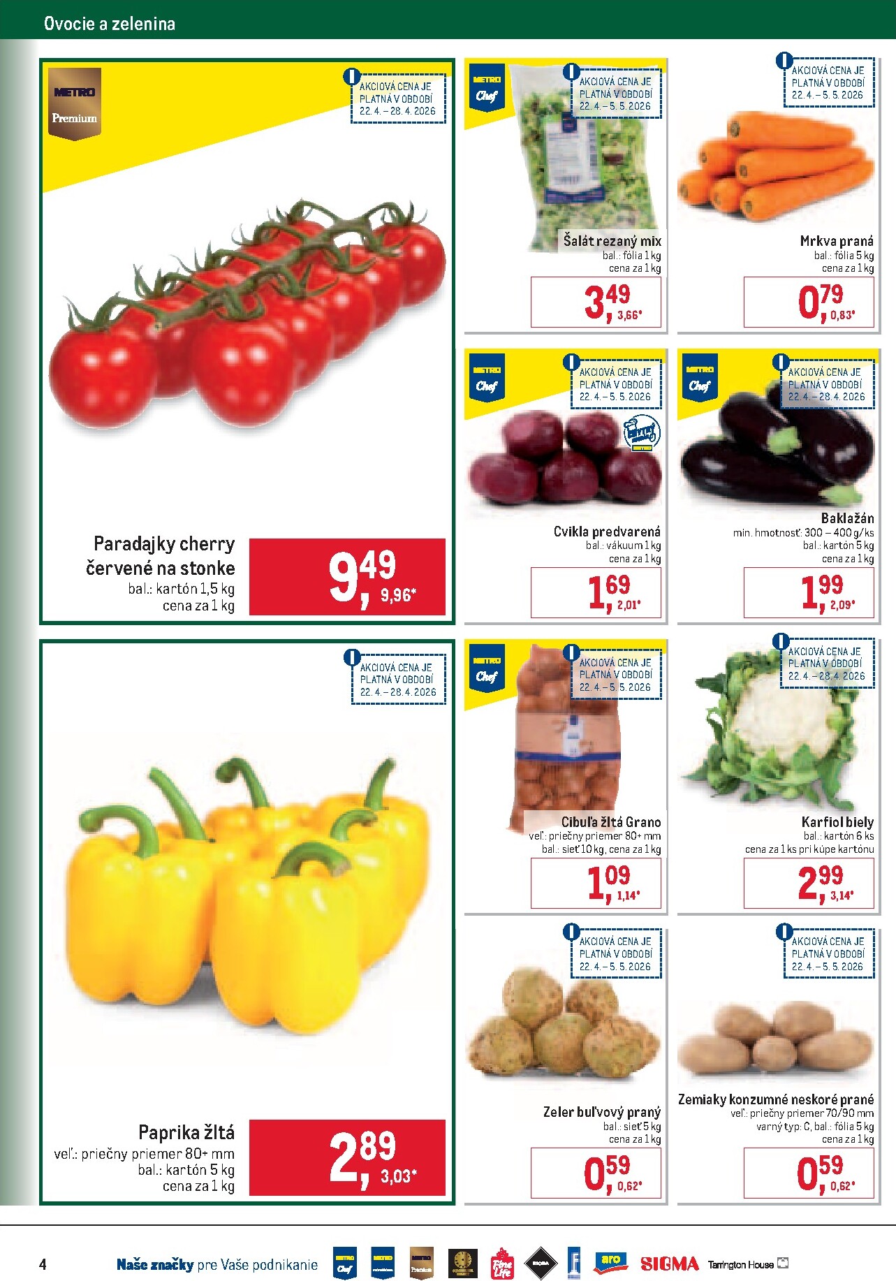 metro - Aktuálny leták Metro - Gastronómia od stredy, 22.04.2026 do utorka, 19.05.2026 - page: 4