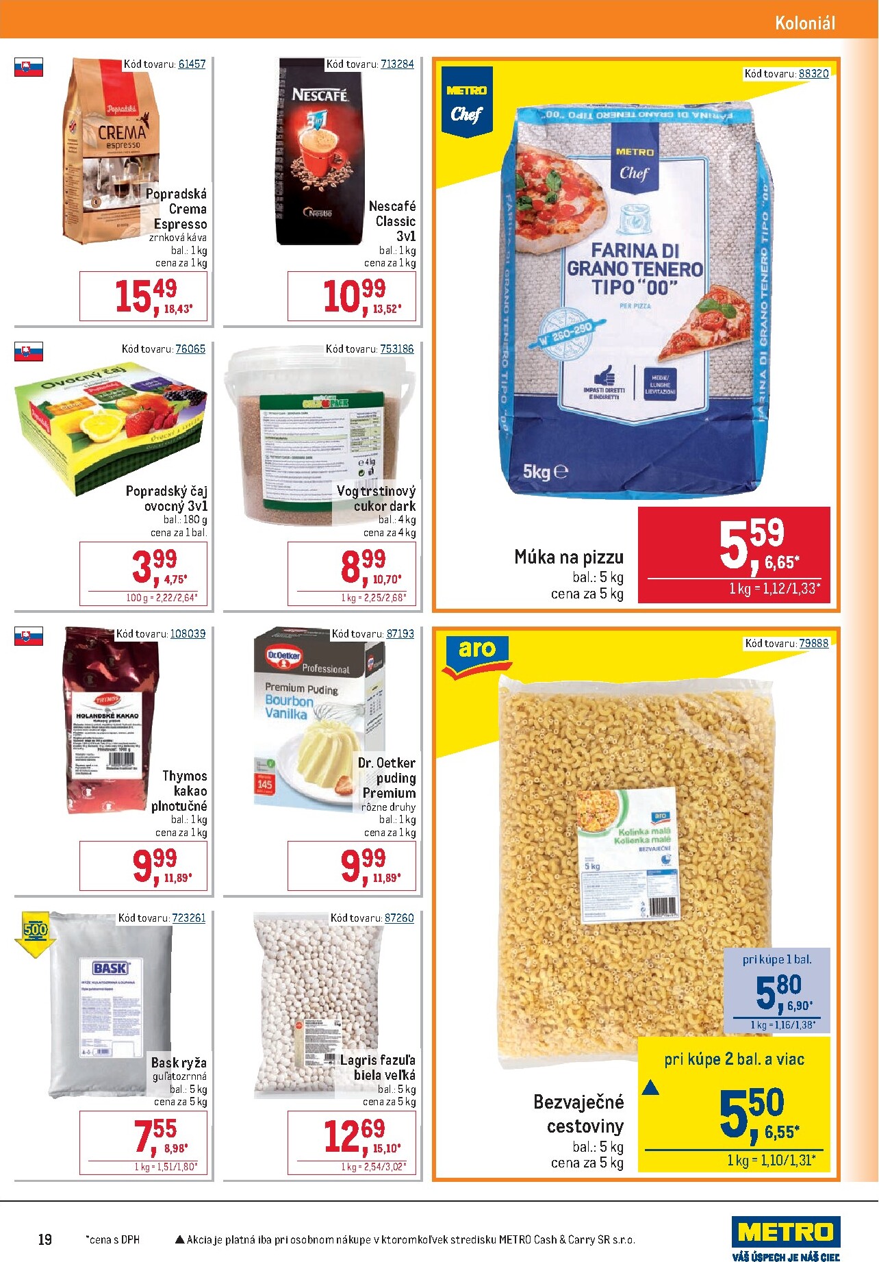 metro - Aktuálny leták Metro - Gastronómia od stredy, 22.04.2026 do utorka, 19.05.2026 - page: 19