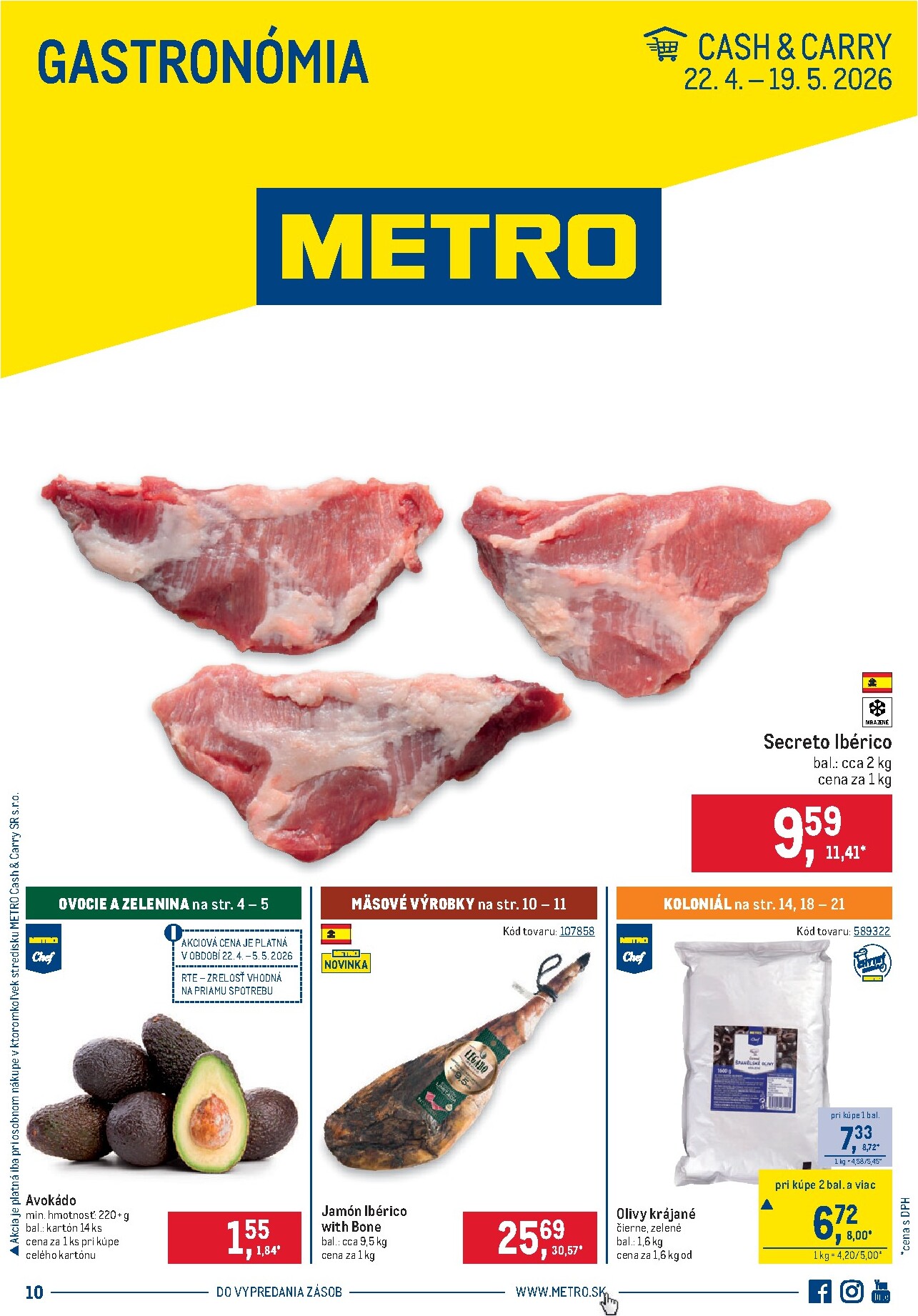 metro - Aktuálny leták Metro - Gastronómia od stredy, 22.04.2026 do utorka, 19.05.2026