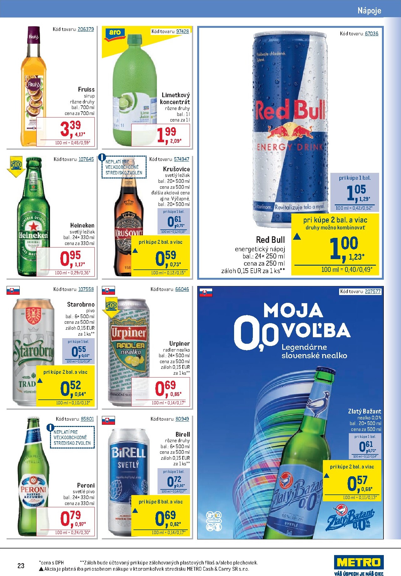 metro - Aktuálny leták Metro - Gastronómia od stredy, 22.04.2026 do utorka, 19.05.2026 - page: 23