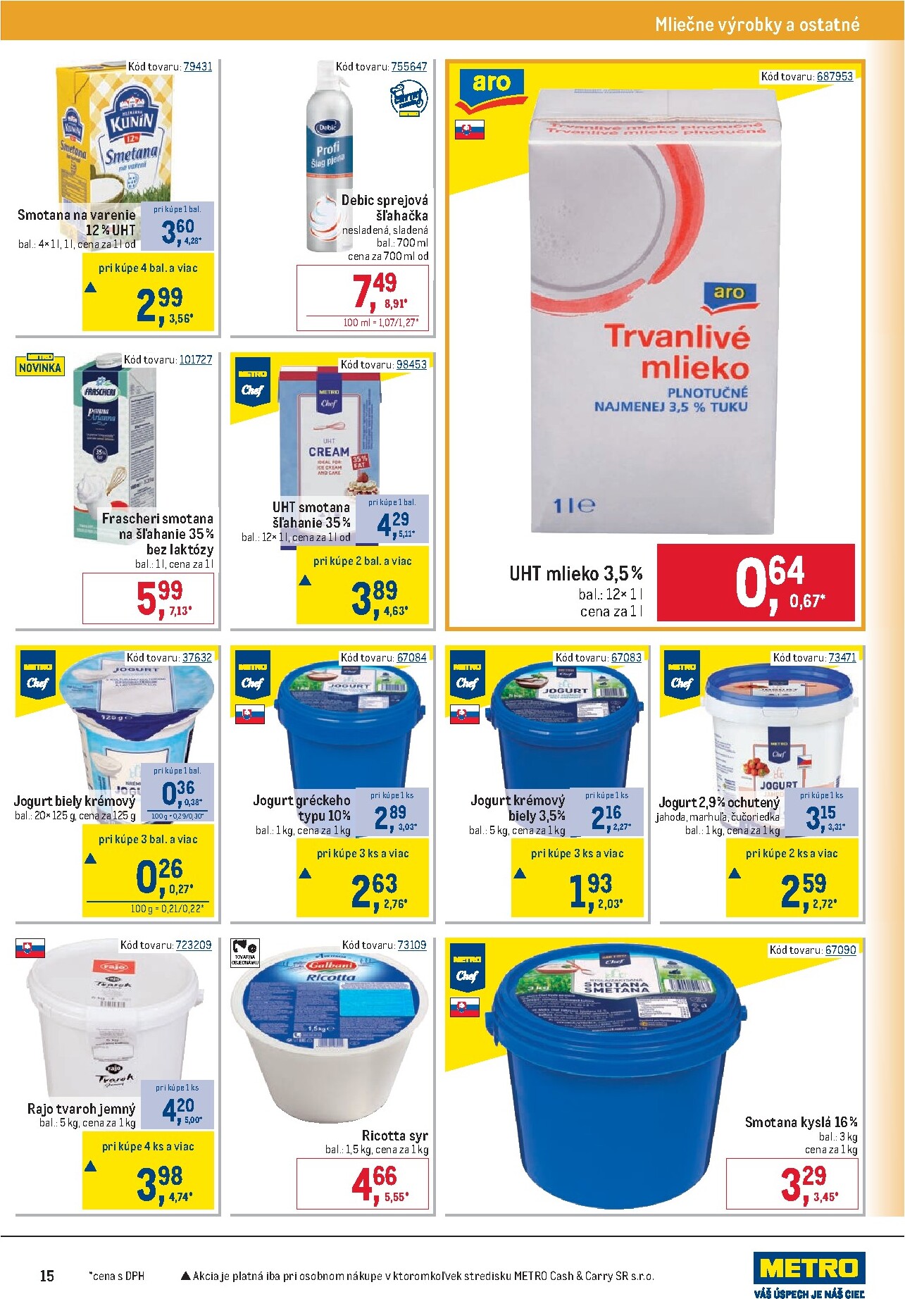 metro - Aktuálny leták Metro - Gastronómia od stredy, 22.04.2026 do utorka, 19.05.2026 - page: 15