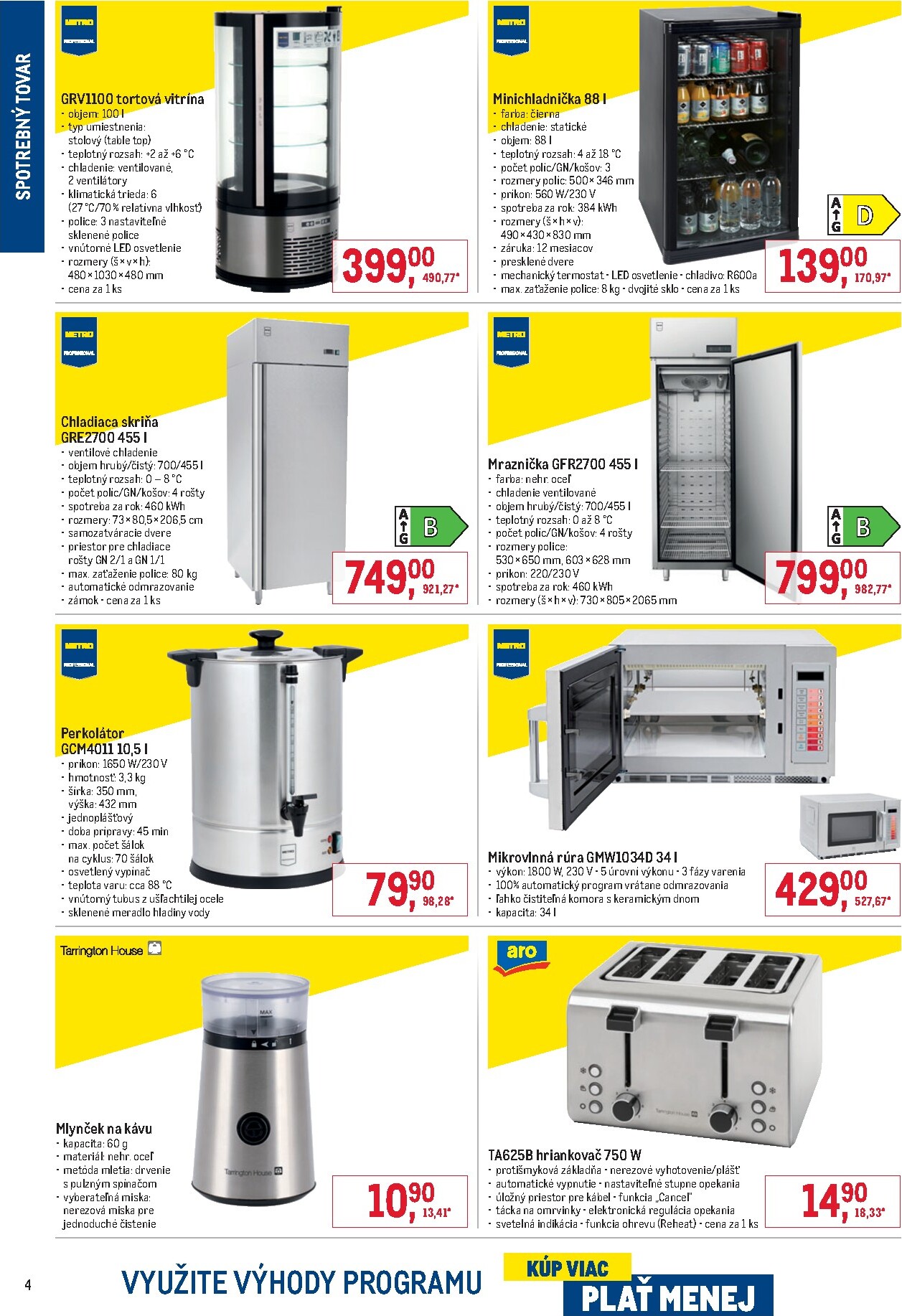 metro - Aktuálny leták Metro - Spotrebný tovar od stredy, 22.04.2026 do utorka, 05.05.2026 - page: 4