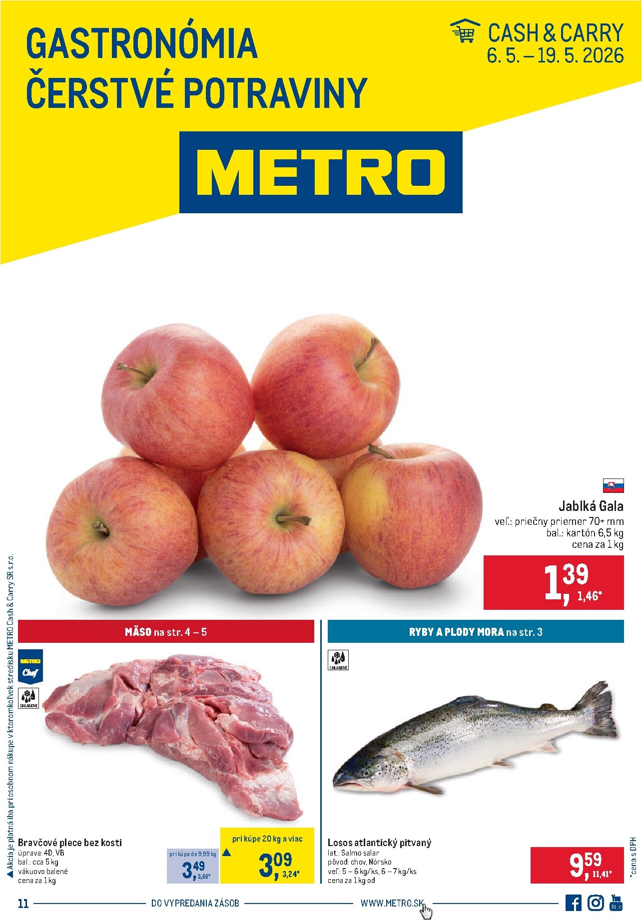 metro - Aktuálny leták Metro - Gastronómia od stredy, 06.05.2026 do utorka, 19.05.2026