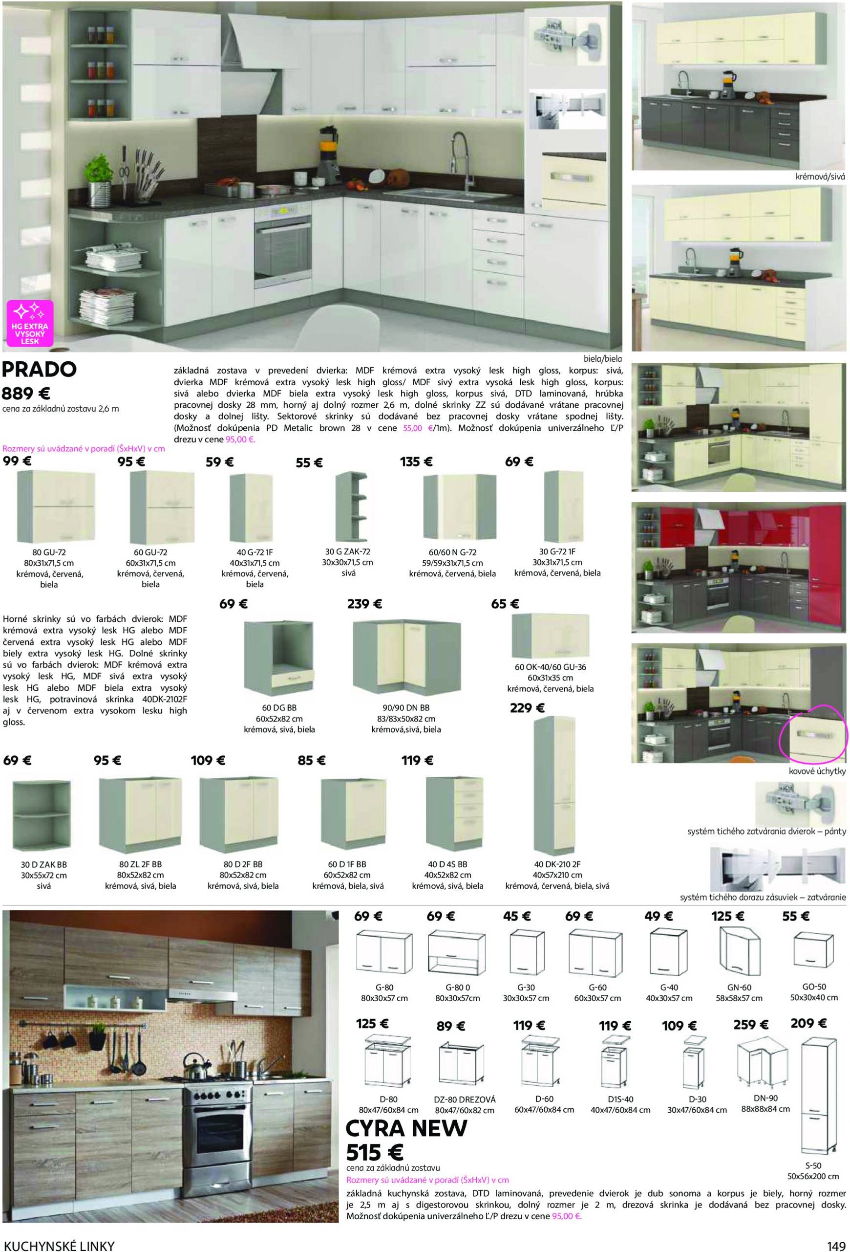 kondela - Kondela - Katalog nábytku a doplnkov leták platný od 01.04. - 31.12. - page: 149