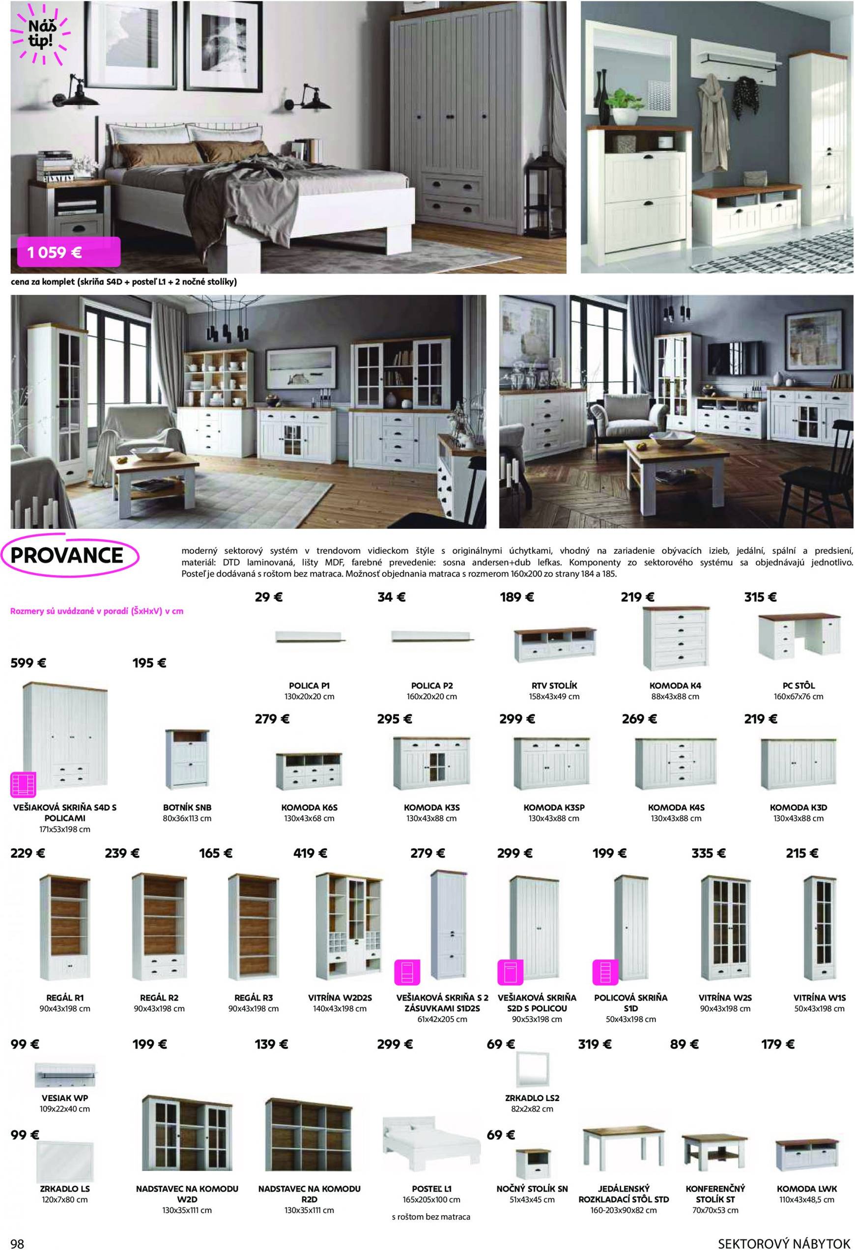 kondela - Kondela - Katalog nábytku a doplnkov leták platný od 01.04. - 31.12. - page: 98