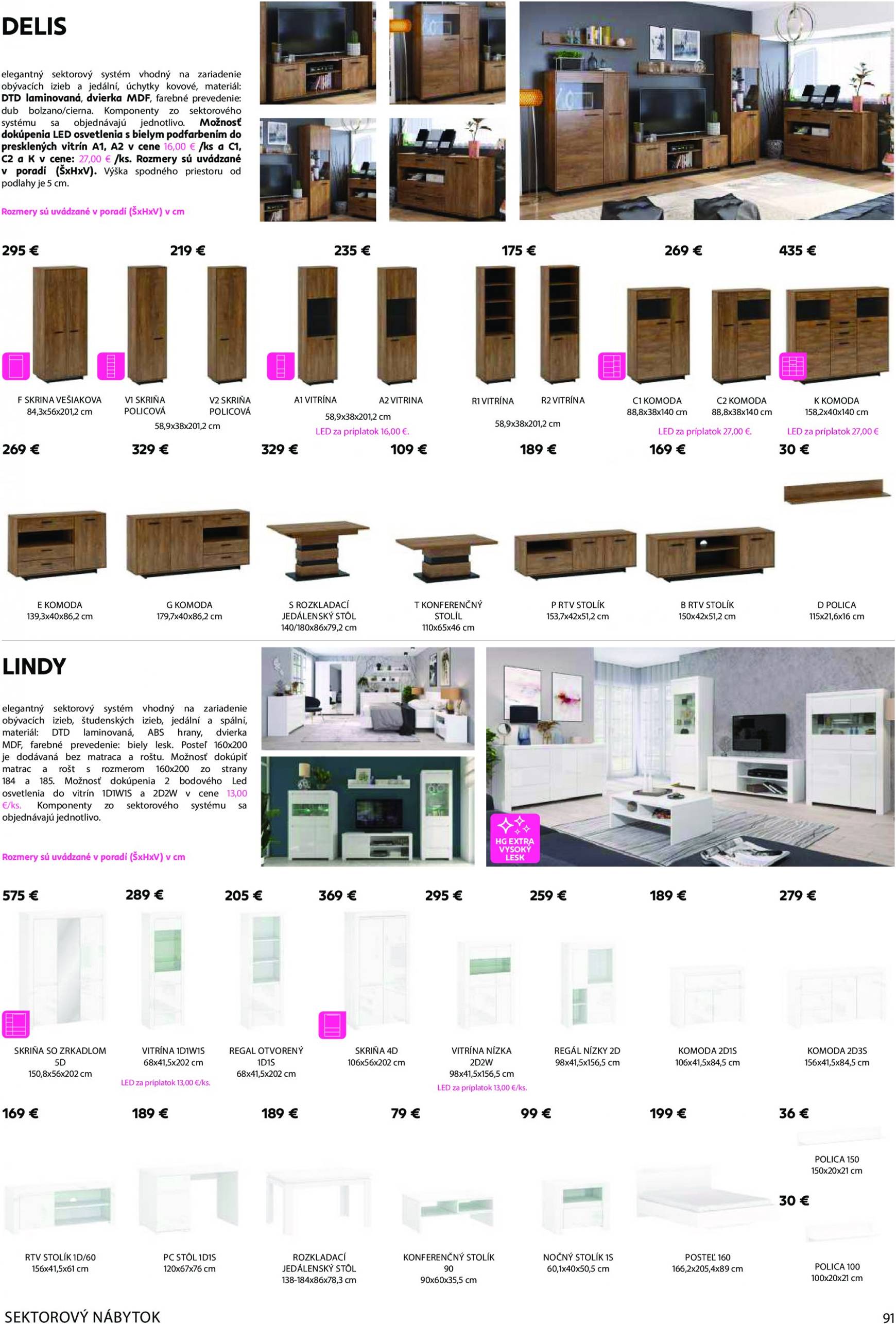 kondela - Kondela - Katalog nábytku a doplnkov leták platný od 01.04. - 31.12. - page: 91