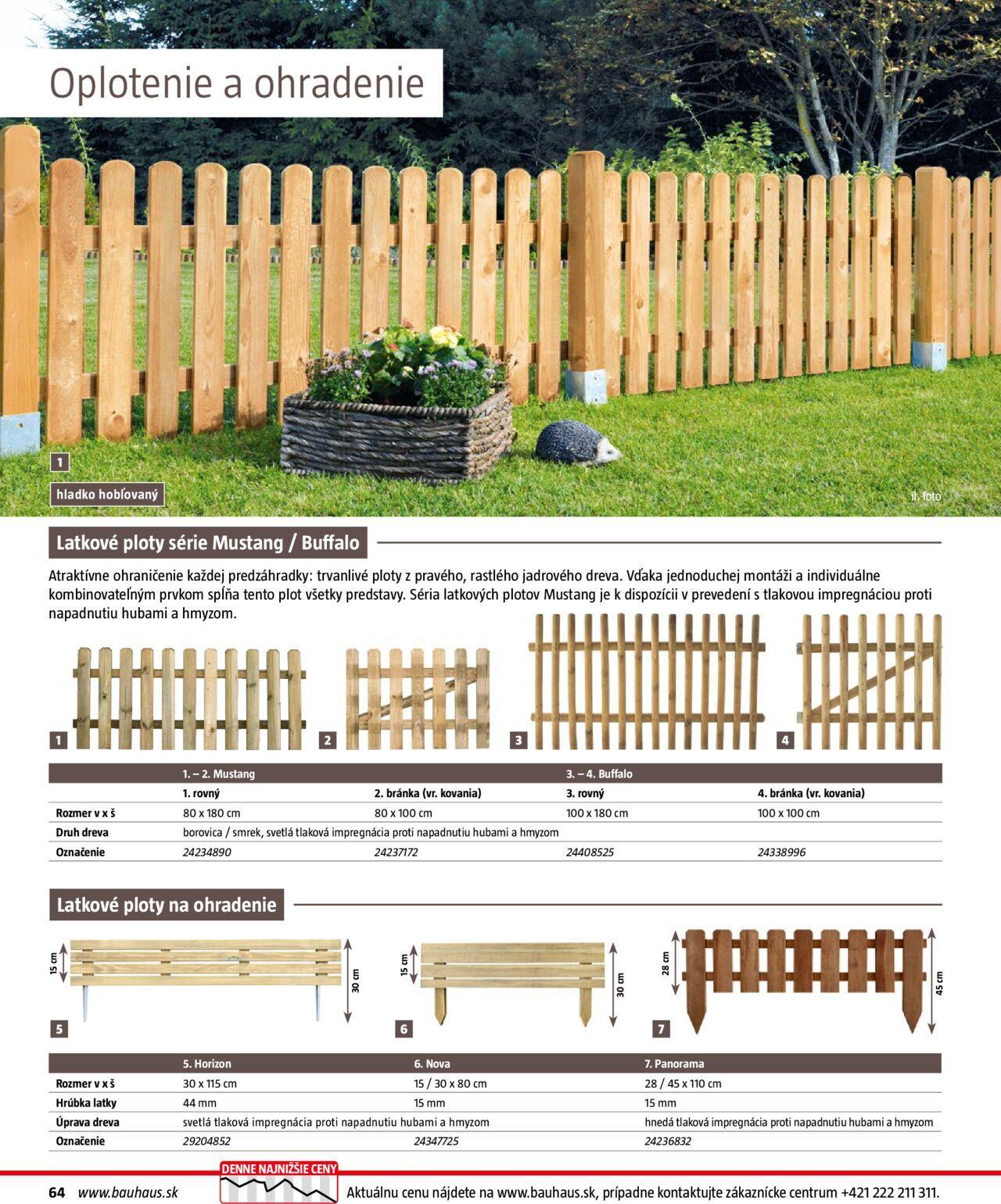 bauhaus - Bauhaus Katalóg Ploty a záhradné domčeky 11.04.2024 - 31.10.2024 - page: 64
