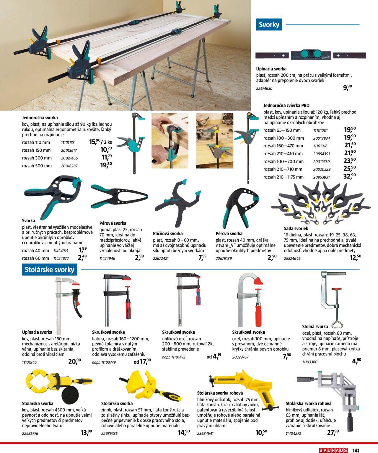 bauhaus - Bauhaus katalóg Náradie a dielňa 30.09.2024 - 28.02.2025 - page: 141