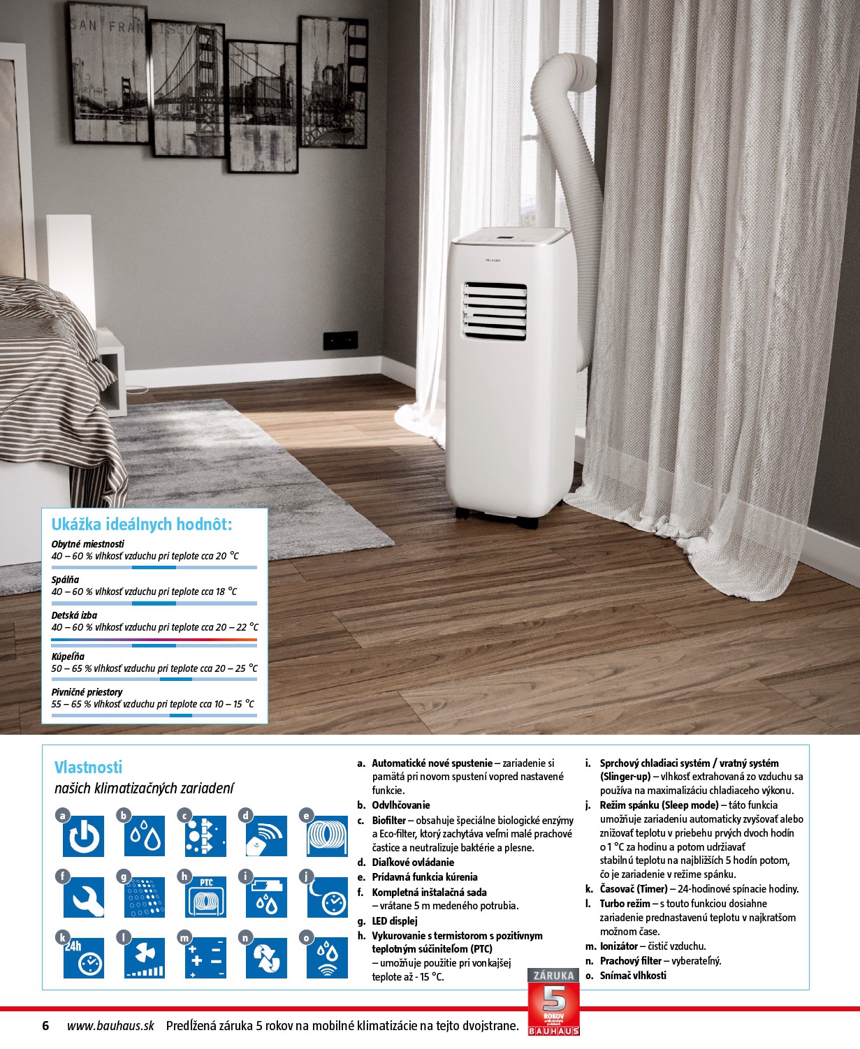 bauhaus - Leták Bauhaus - Katalog Klimatizácie platný od 05.06. do 31.08. - page: 6