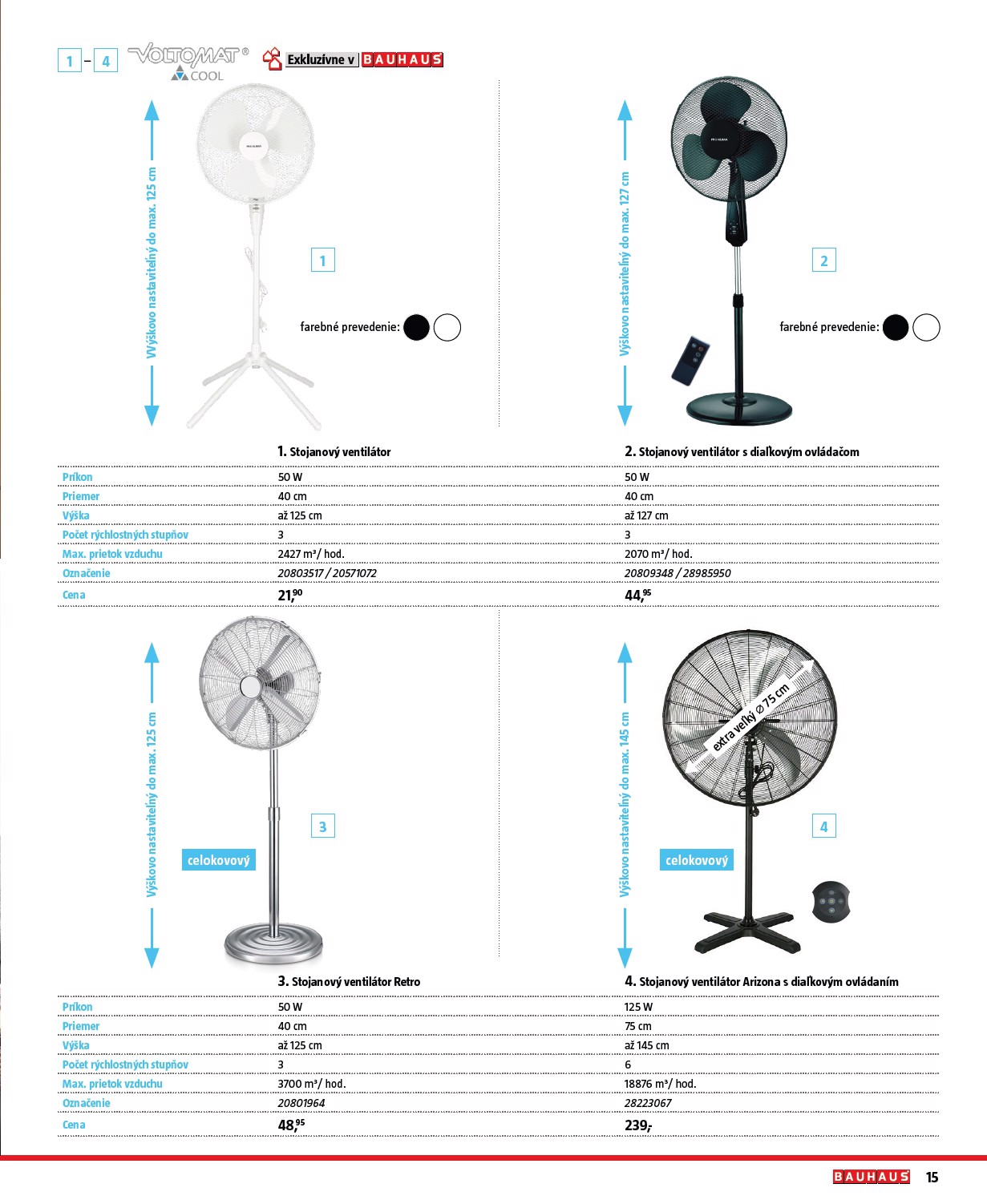 bauhaus - Leták Bauhaus - Katalog Klimatizácie platný od 05.06. do 31.08. - page: 15
