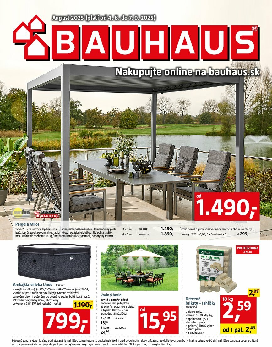 bauhaus - Leták Bauhaus platný od 04.08. do 07.09. - page: 1