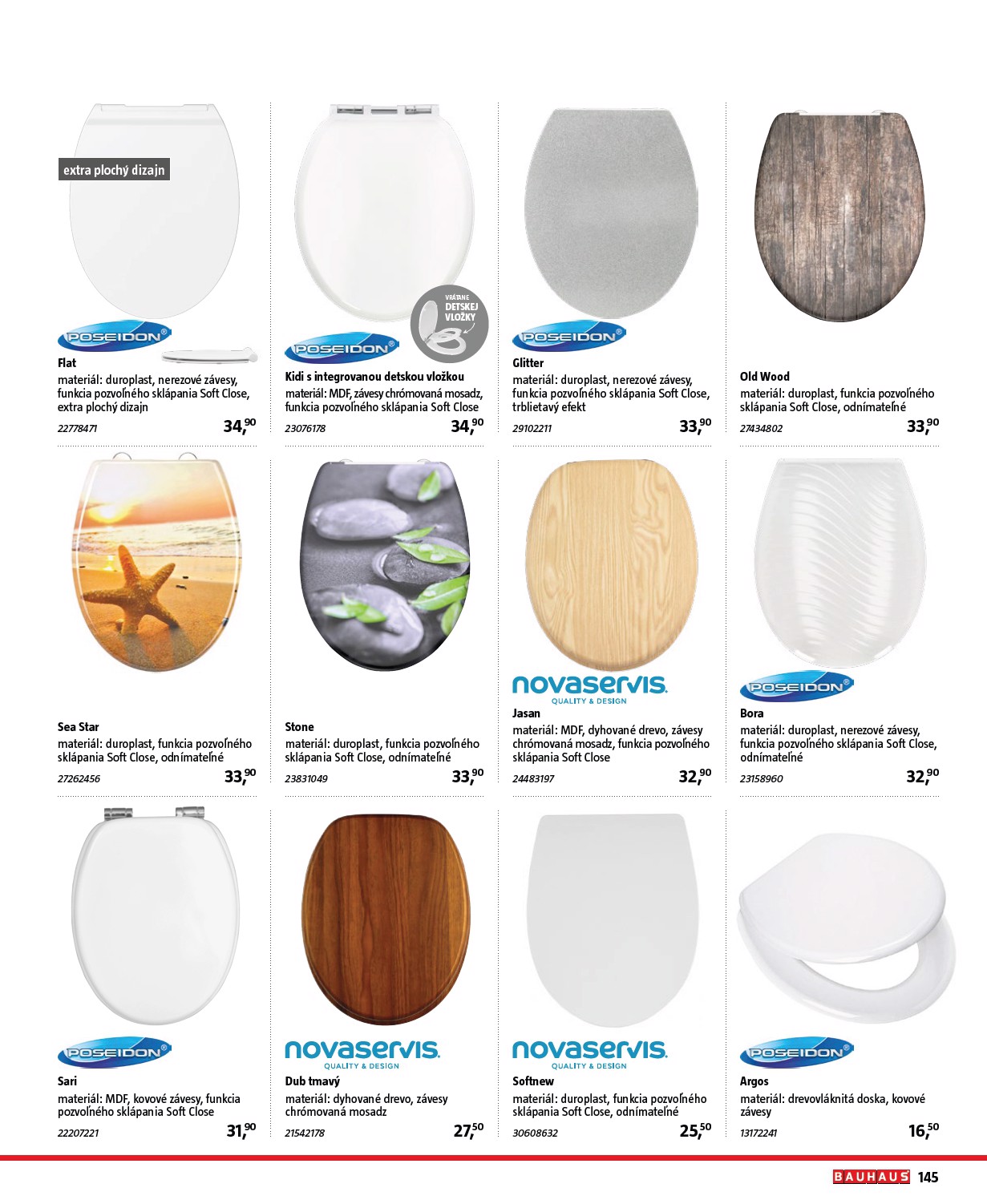 bauhaus - Leták Bauhaus - Katalóg Sanita platný od 30.10. do 30.03. - page: 145