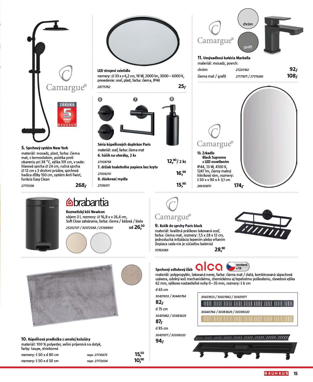 bauhaus - Leták Bauhaus - Katalóg Sanita platný od 30.10. do 30.03. - page: 15