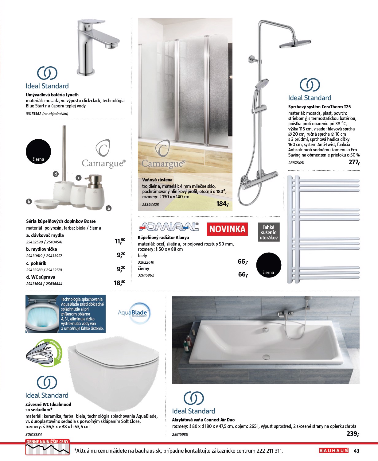 bauhaus - Leták Bauhaus - Katalóg Sanita platný od 30.10. do 30.03. - page: 43