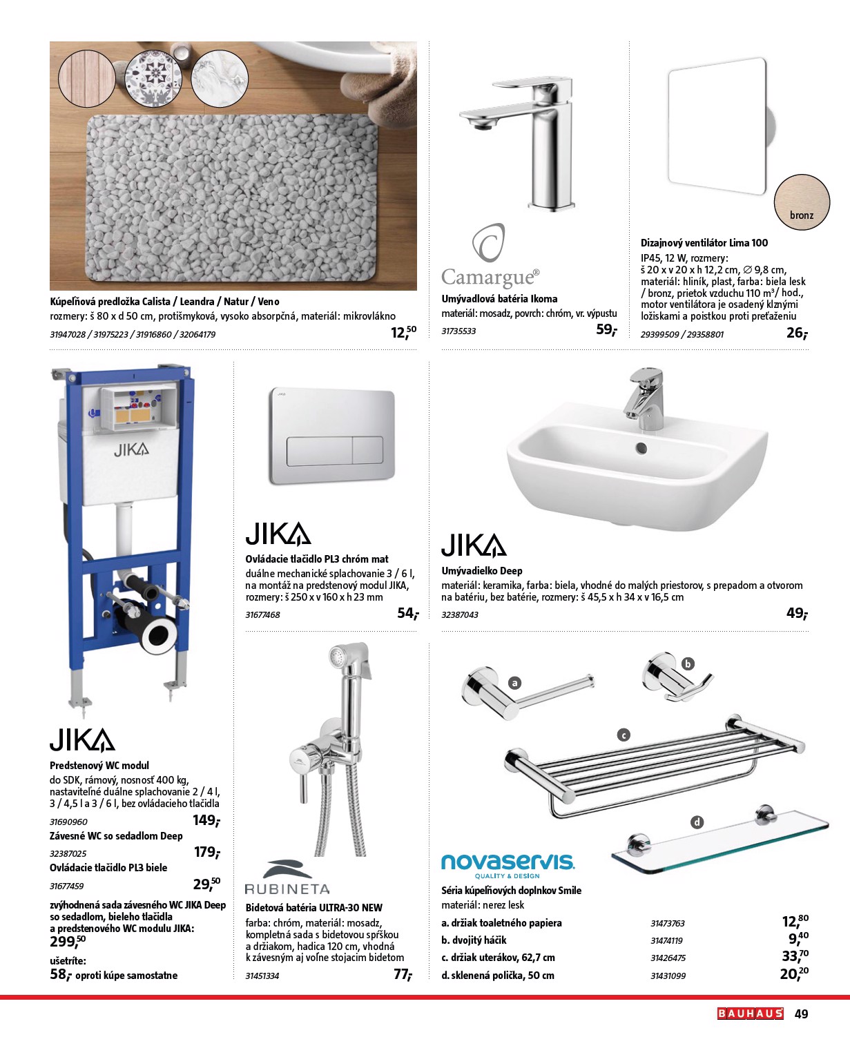 bauhaus - Leták Bauhaus - Katalóg Sanita platný od 30.10. do 30.03. - page: 49