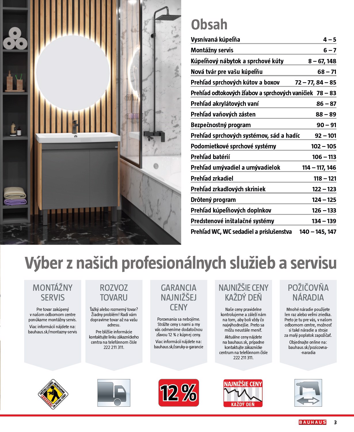 bauhaus - Leták Bauhaus - Katalóg Sanita platný od 30.10. do 30.03. - page: 3