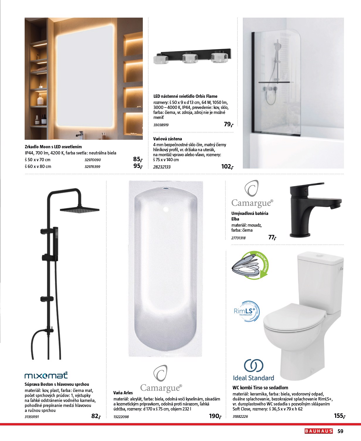 bauhaus - Leták Bauhaus - Katalóg Sanita platný od 30.10. do 30.03. - page: 59