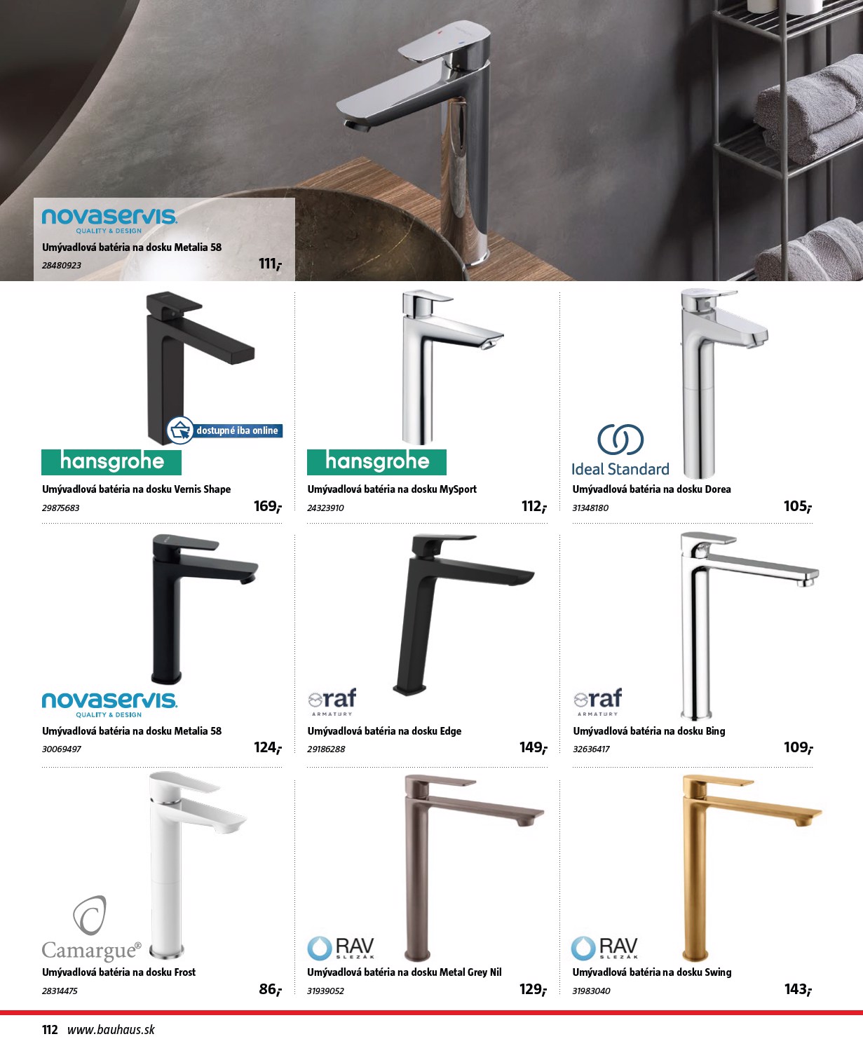 bauhaus - Leták Bauhaus - Katalóg Sanita platný od 30.10. do 30.03. - page: 112