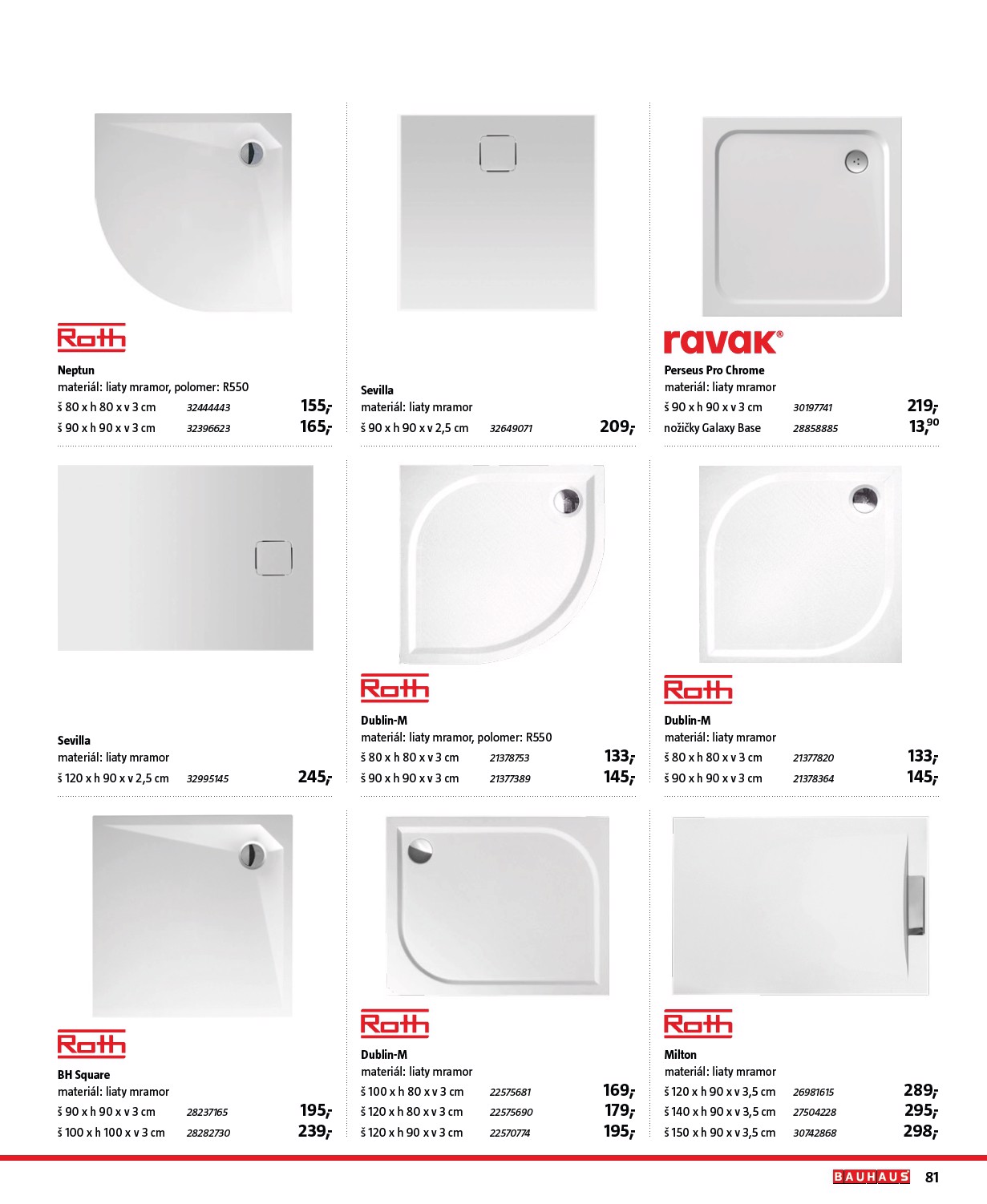 bauhaus - Leták Bauhaus - Katalóg Sanita platný od 30.10. do 30.03. - page: 81
