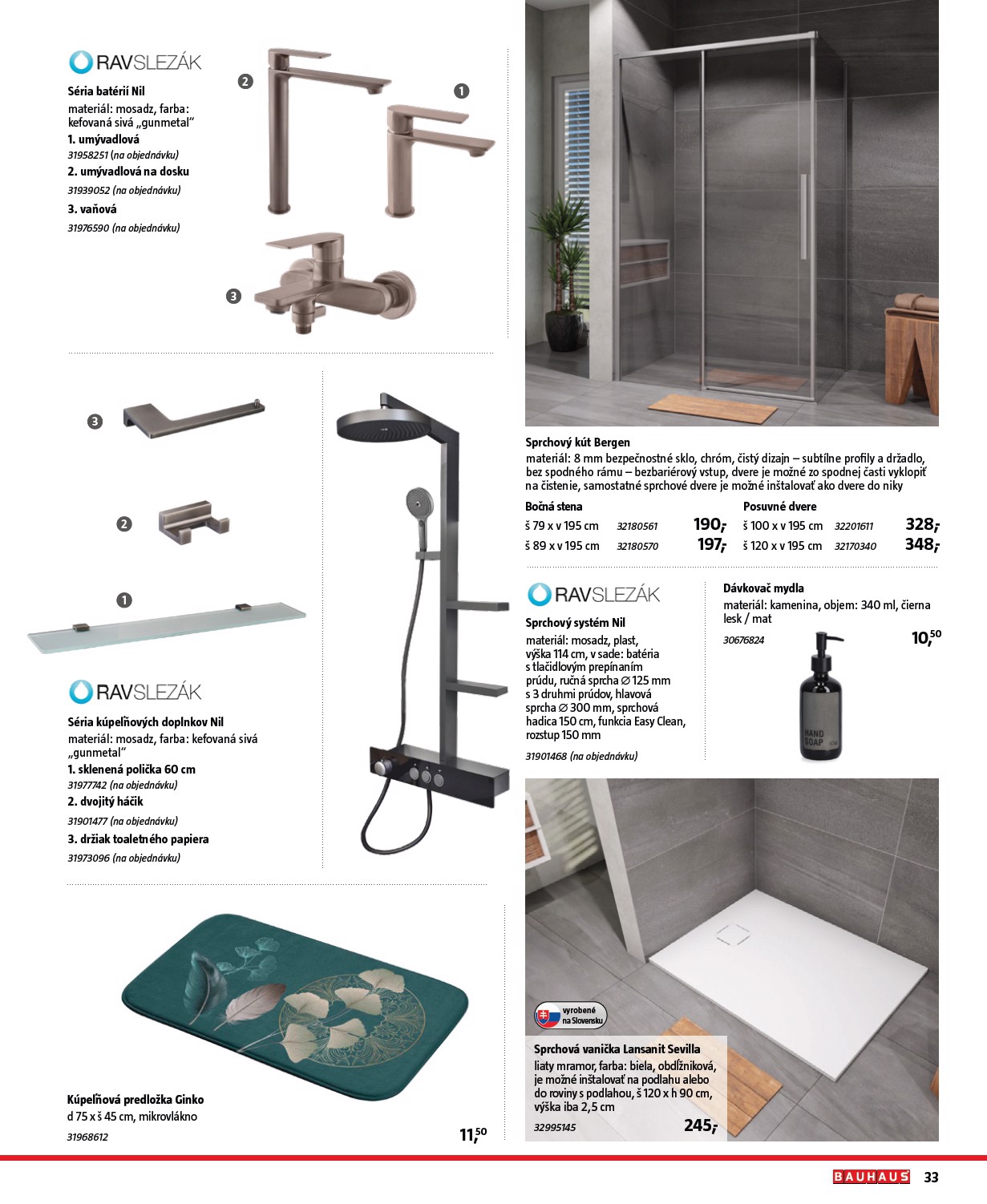 bauhaus - Leták Bauhaus - Katalóg Sanita platný od 30.10. do 30.03. - page: 33