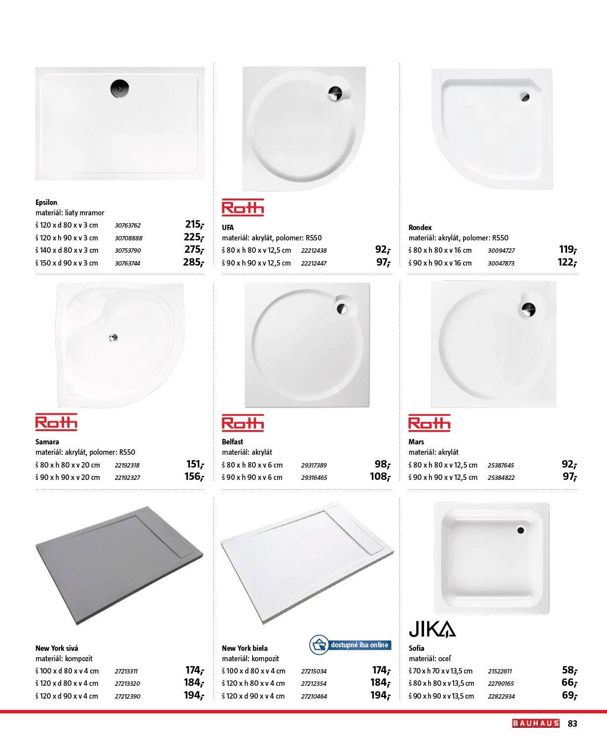 bauhaus - Leták Bauhaus - Katalóg Sanita platný od 30.10. do 30.03. - page: 83