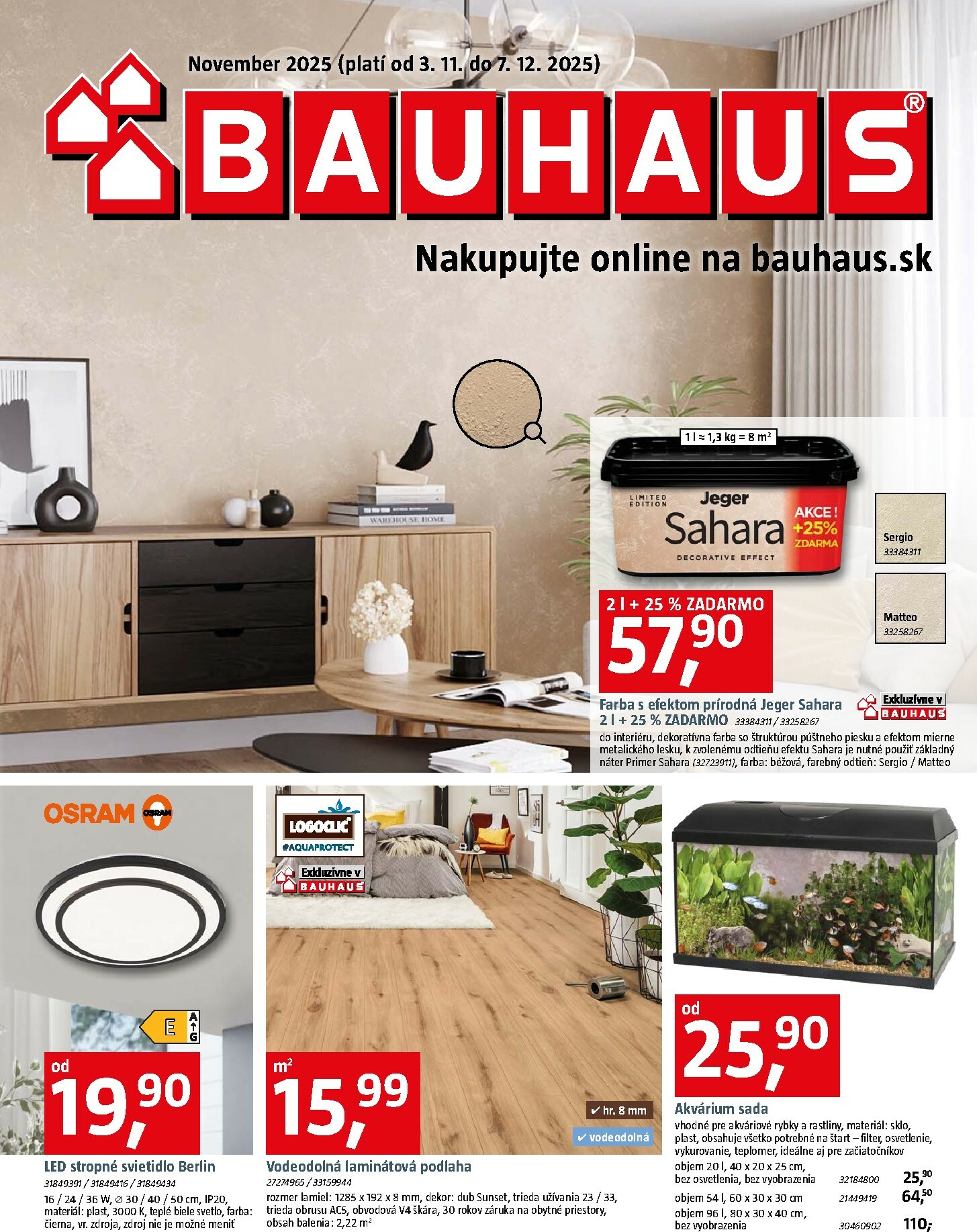 bauhaus - Leták Bauhaus platný od 03.11. do 07.12. - page: 1