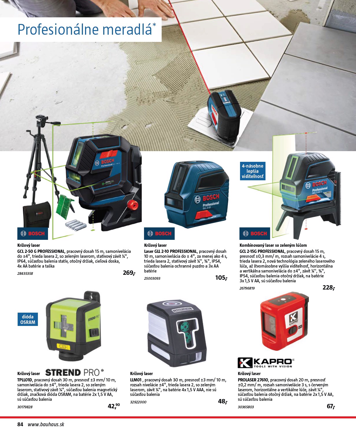 bauhaus - Leták Bauhaus - Katalóg Naradie platný od 20.11. do 31.12. - page: 84