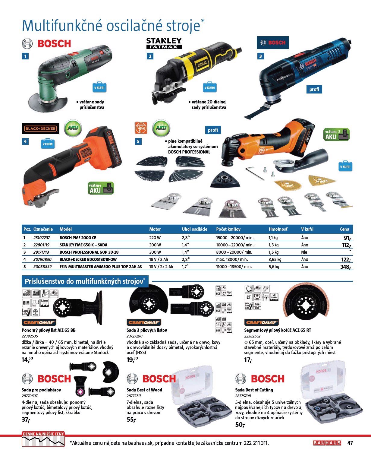 bauhaus - Leták Bauhaus - Katalóg Naradie platný od 20.11. do 31.12. - page: 47