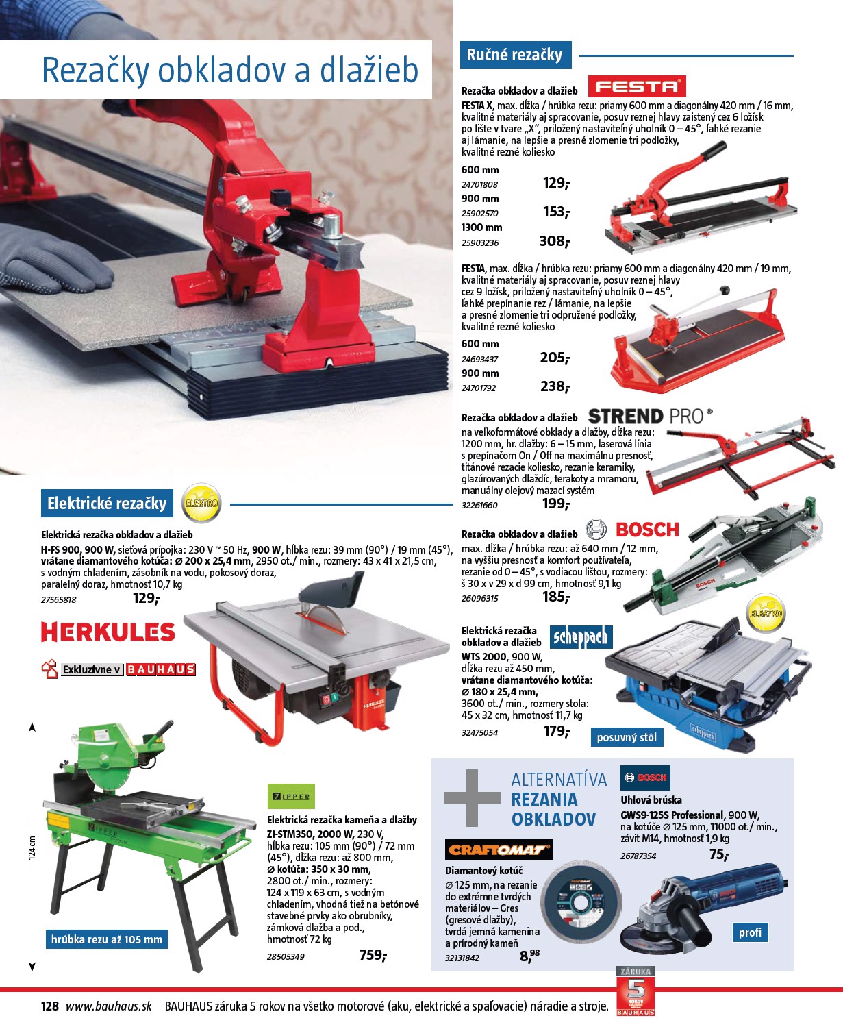 bauhaus - Leták Bauhaus - Katalóg Naradie platný od 20.11. do 31.12. - page: 128
