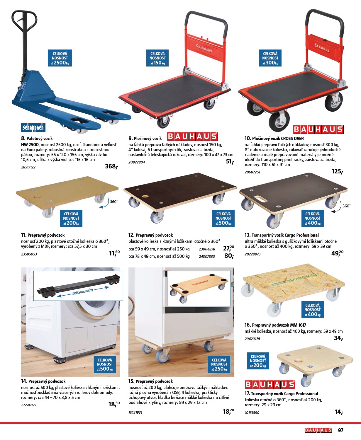bauhaus - Leták Bauhaus - Katalóg Naradie platný od 20.11. do 31.12. - page: 97