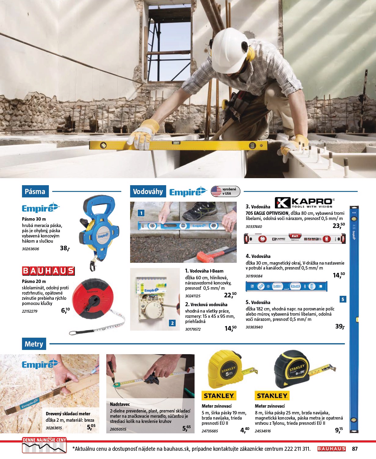 bauhaus - Leták Bauhaus - Katalóg Naradie platný od 20.11. do 31.12. - page: 87