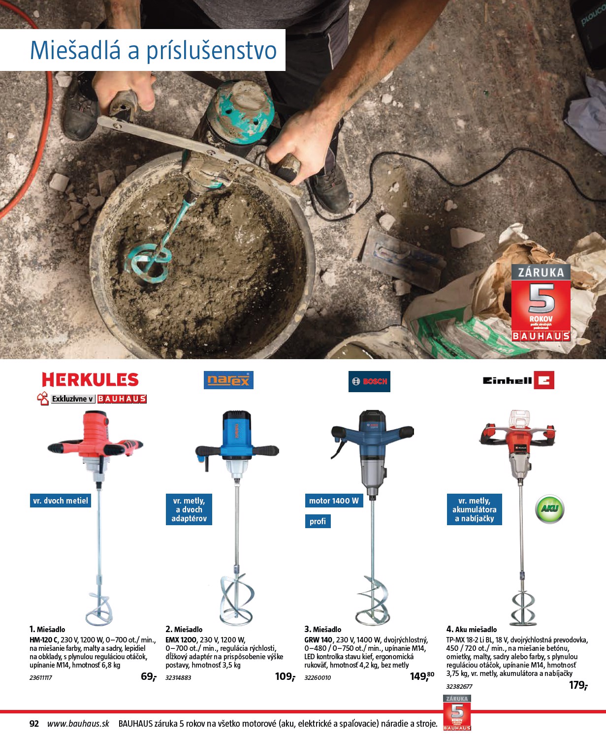 bauhaus - Leták Bauhaus - Katalóg Naradie platný od 20.11. do 31.12. - page: 92