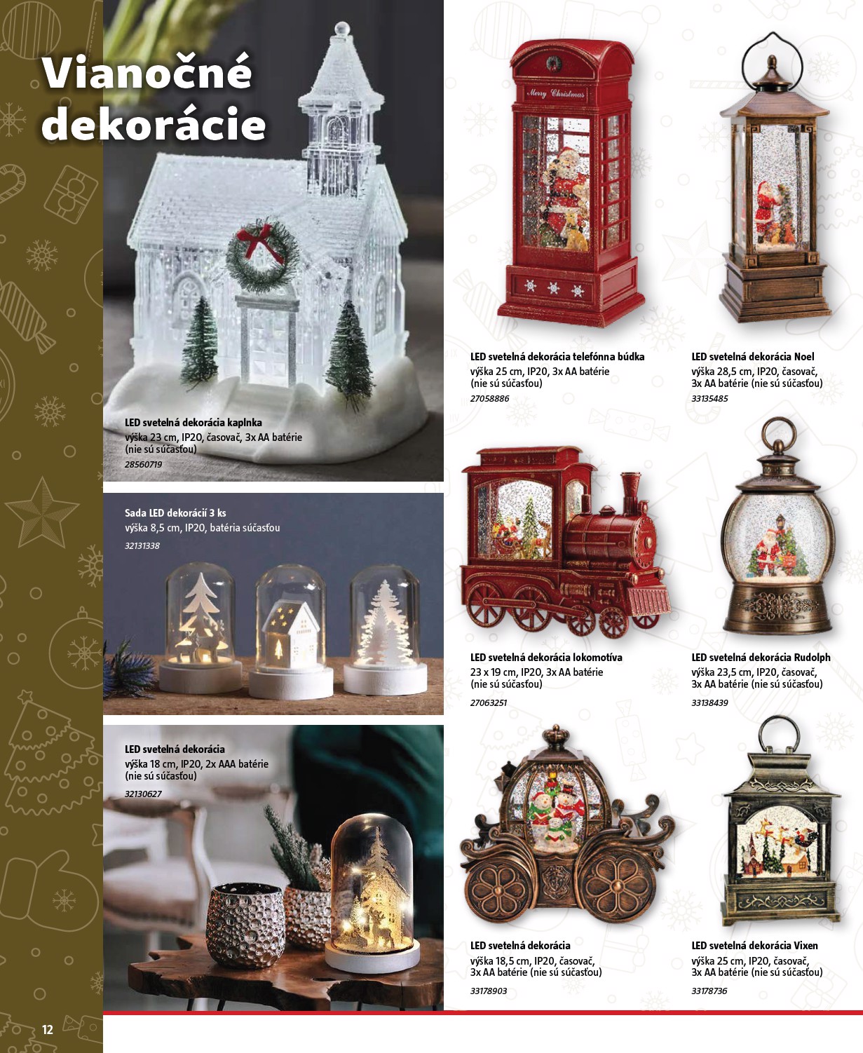 bauhaus - Leták Bauhaus - Vianoce platný od 20.11. do 31.12. - page: 12