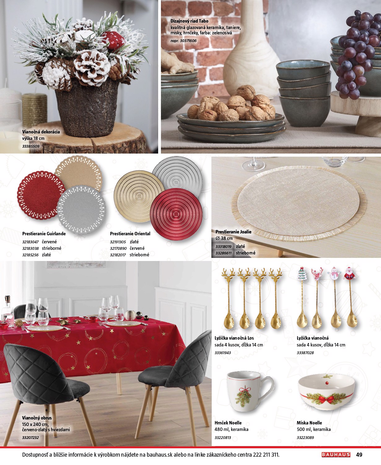 bauhaus - Leták Bauhaus - Vianoce platný od 20.11. do 31.12. - page: 49