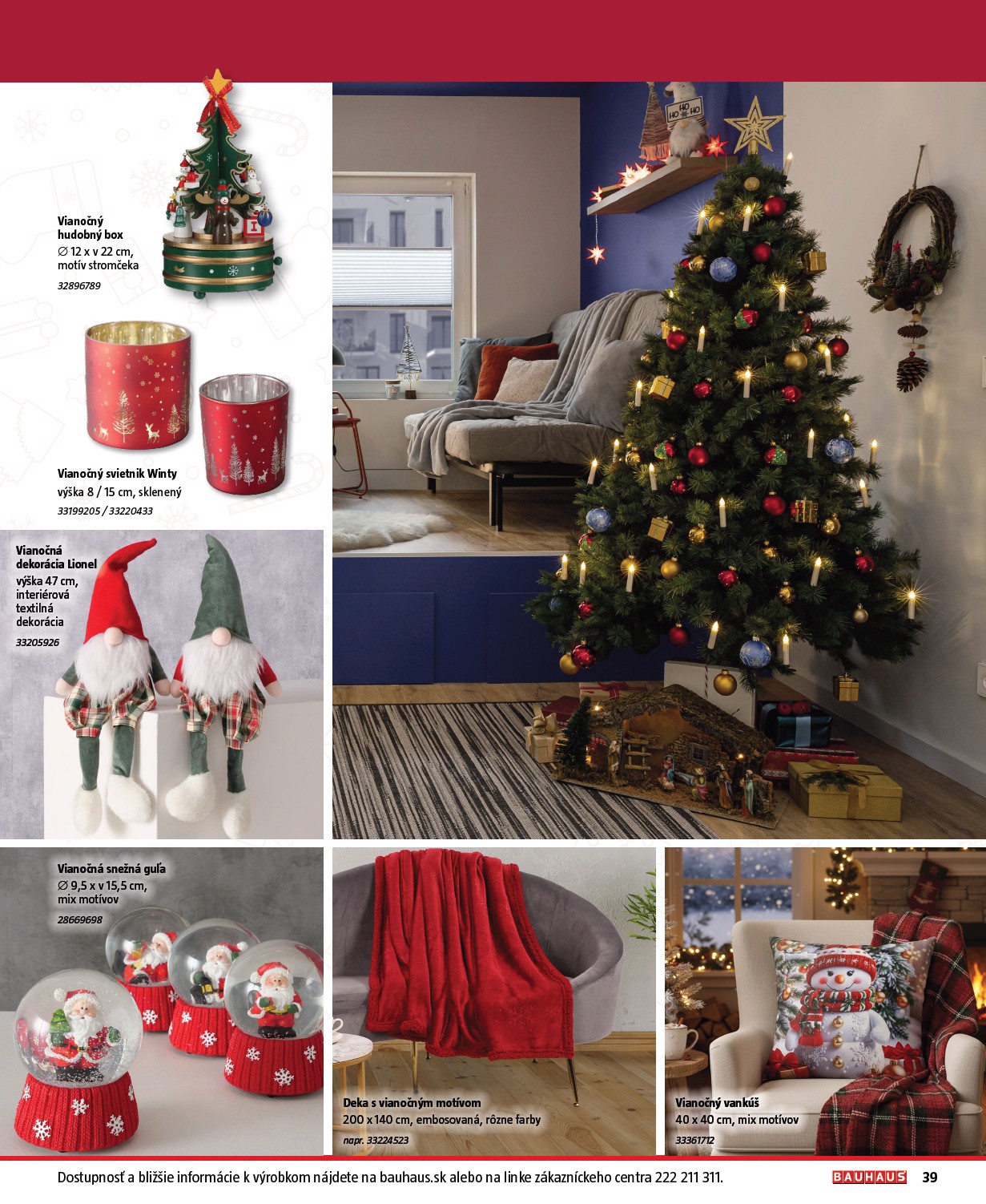 bauhaus - Leták Bauhaus - Vianoce platný od 20.11. do 31.12. - page: 39