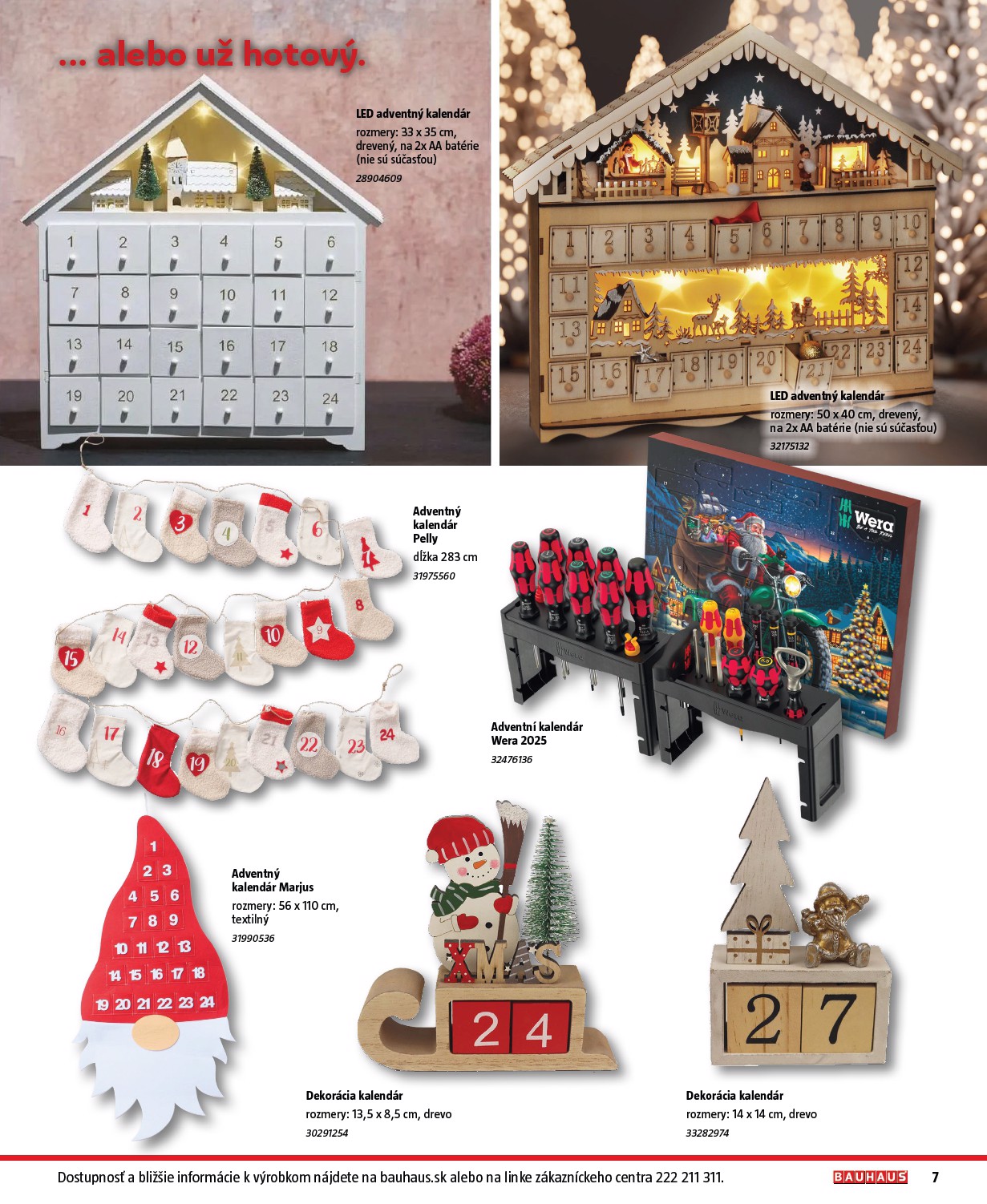 bauhaus - Leták Bauhaus - Vianoce platný od 20.11. do 31.12. - page: 7