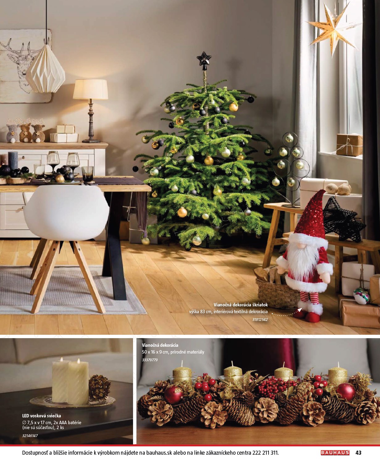 bauhaus - Leták Bauhaus - Vianoce platný od 20.11. do 31.12. - page: 43