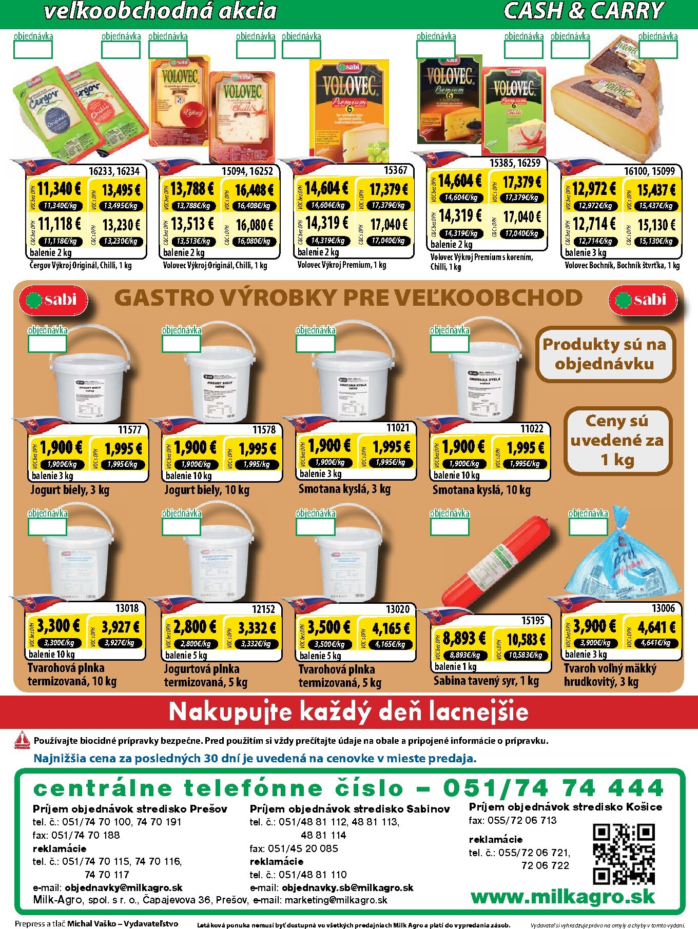 milk-agro - Nový Milk Agro - Cash & Carry leták od stredy, 27.05.2026 do utorka, 09.06.2026 - page: 8
