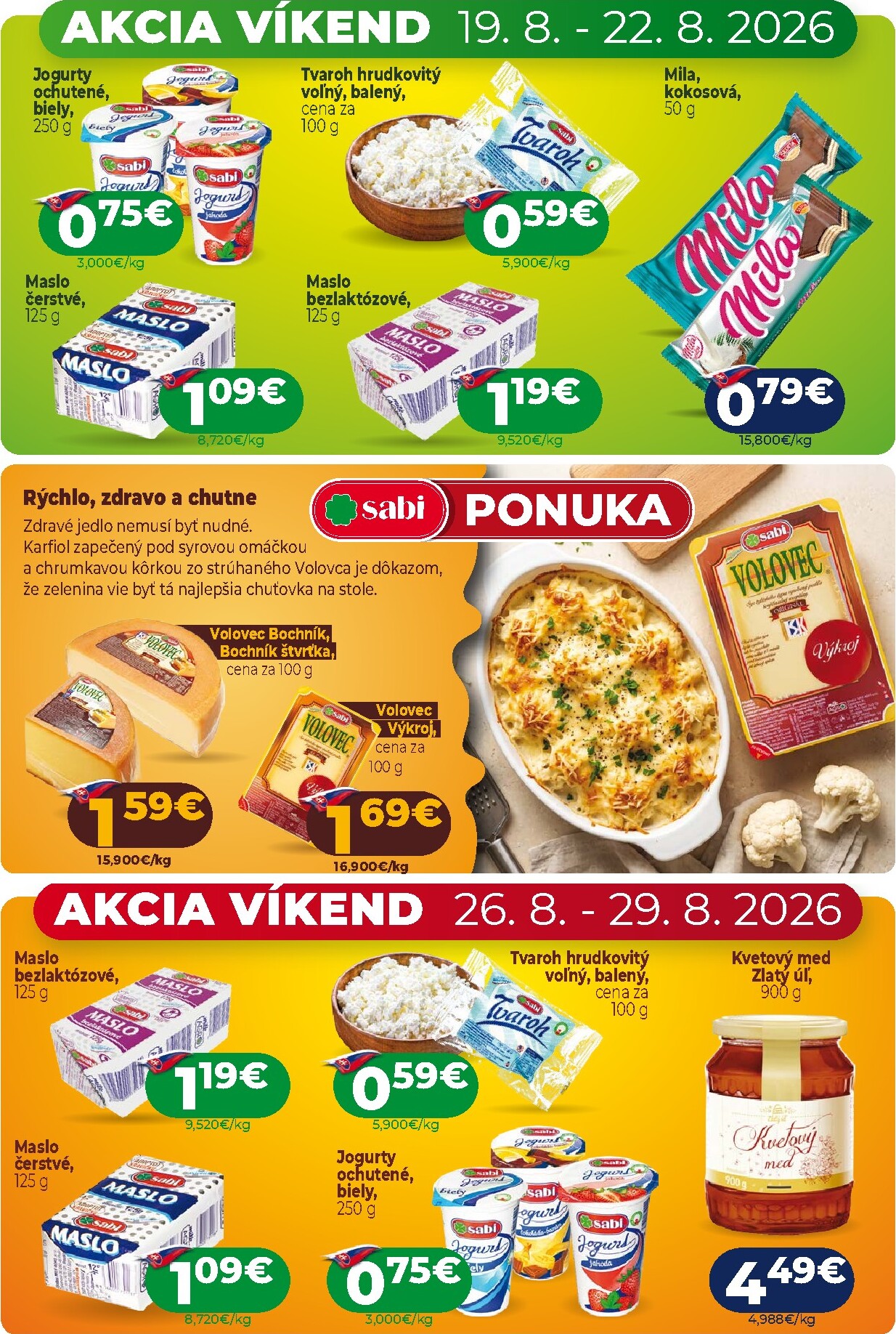 milk-agro - Nový Milk Agro leták od stredy, 19.08.2026 do utorka, 01.09.2026 - page: 3