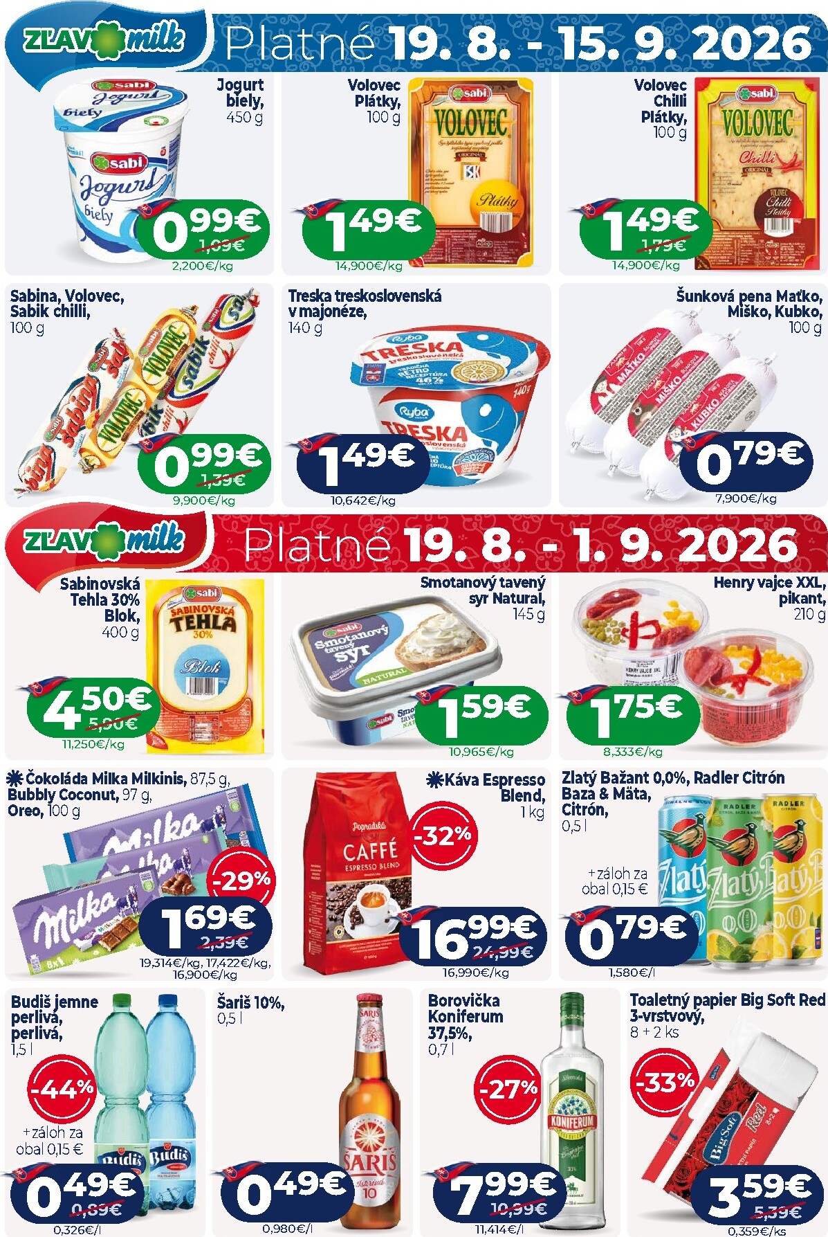 milk-agro - Nový Milk Agro leták od stredy, 19.08.2026 do utorka, 01.09.2026 - page: 16
