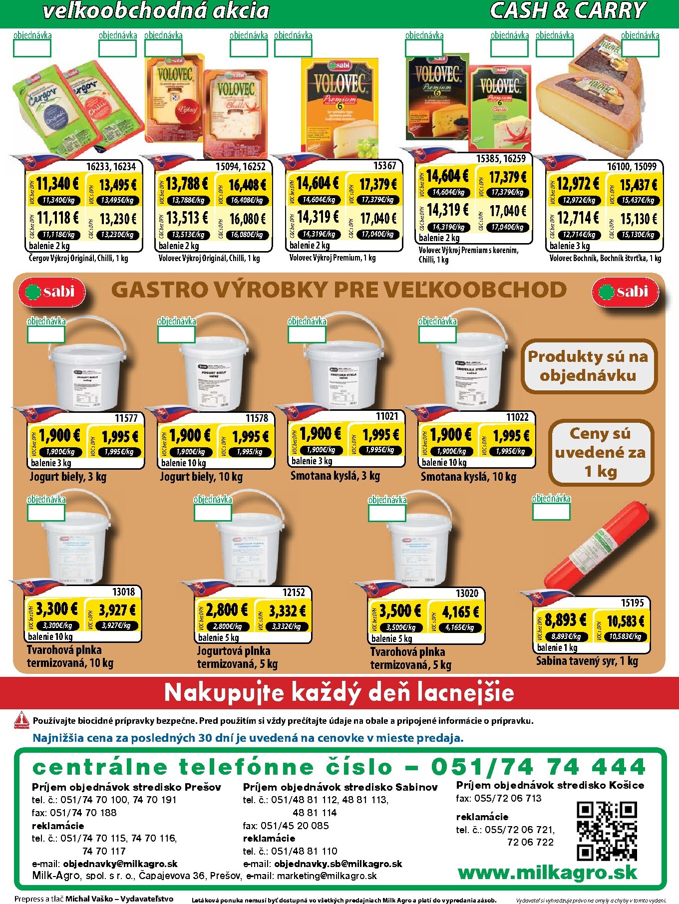 milk-agro - Nový Milk Agro - Cash & Carry leták od stredy, 19.08.2026 do utorka, 15.09.2026 - page: 8