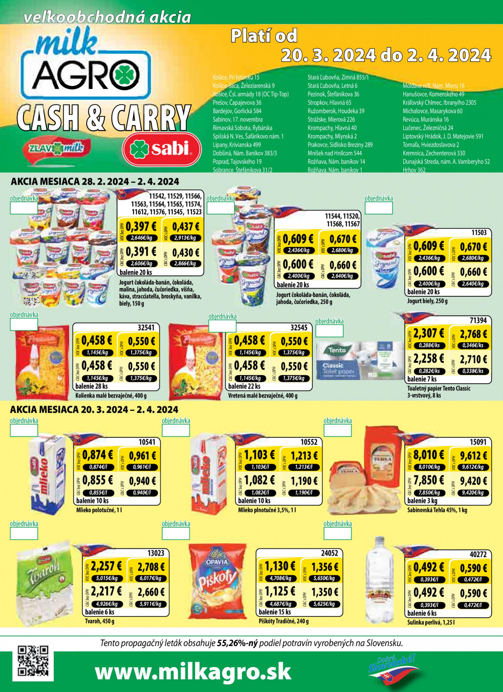 milk-agro - Milk Agro - Cash & Carry platný od 20.03.2024