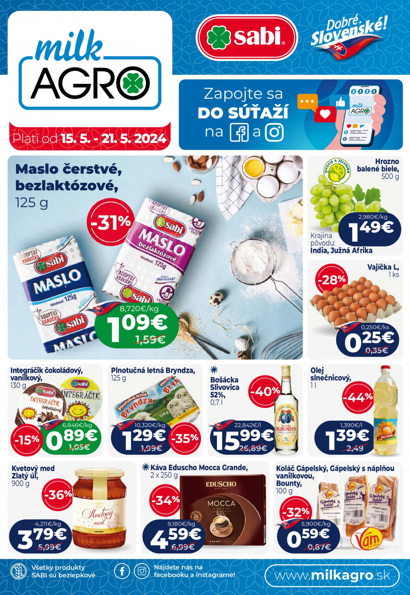 milk-agro - Milk Agro leták platný od 15.05. - 21.05.