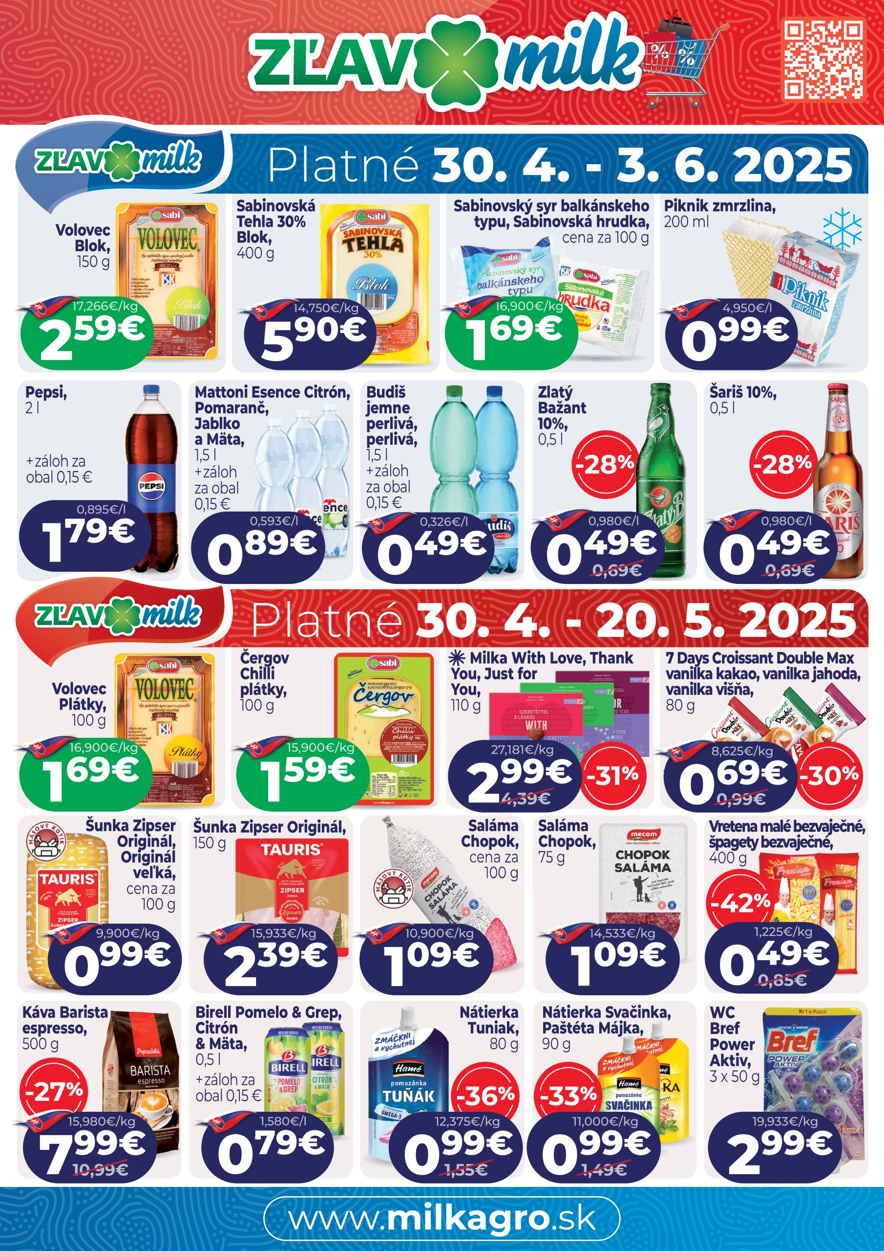 milk-agro - Milk Agro - Zľavy Milk leták platný od 30.04. - 03.06.