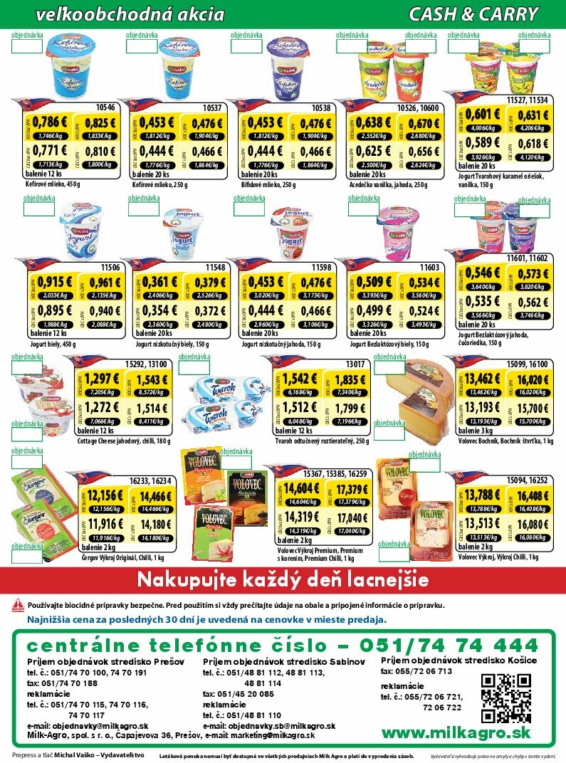 milk-agro - Leták Milk Agro - Cash & Carry platný od 13.08. do 26.08. - page: 8
