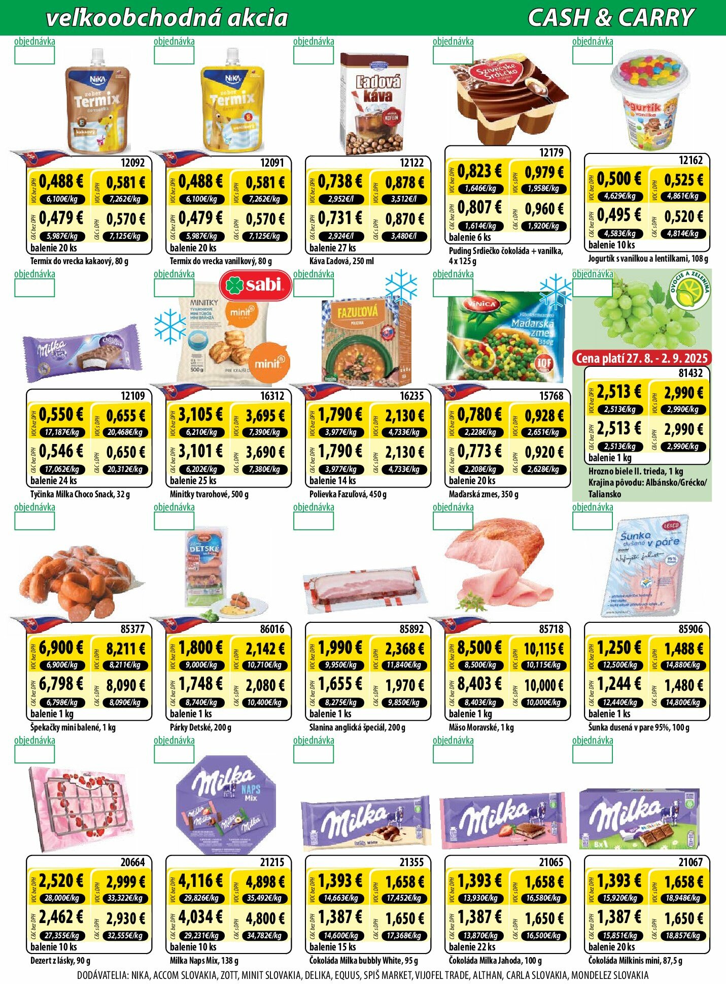 milk-agro - Leták Milk Agro - Cash & Carry platný od 27.08. do 09.09. - page: 3