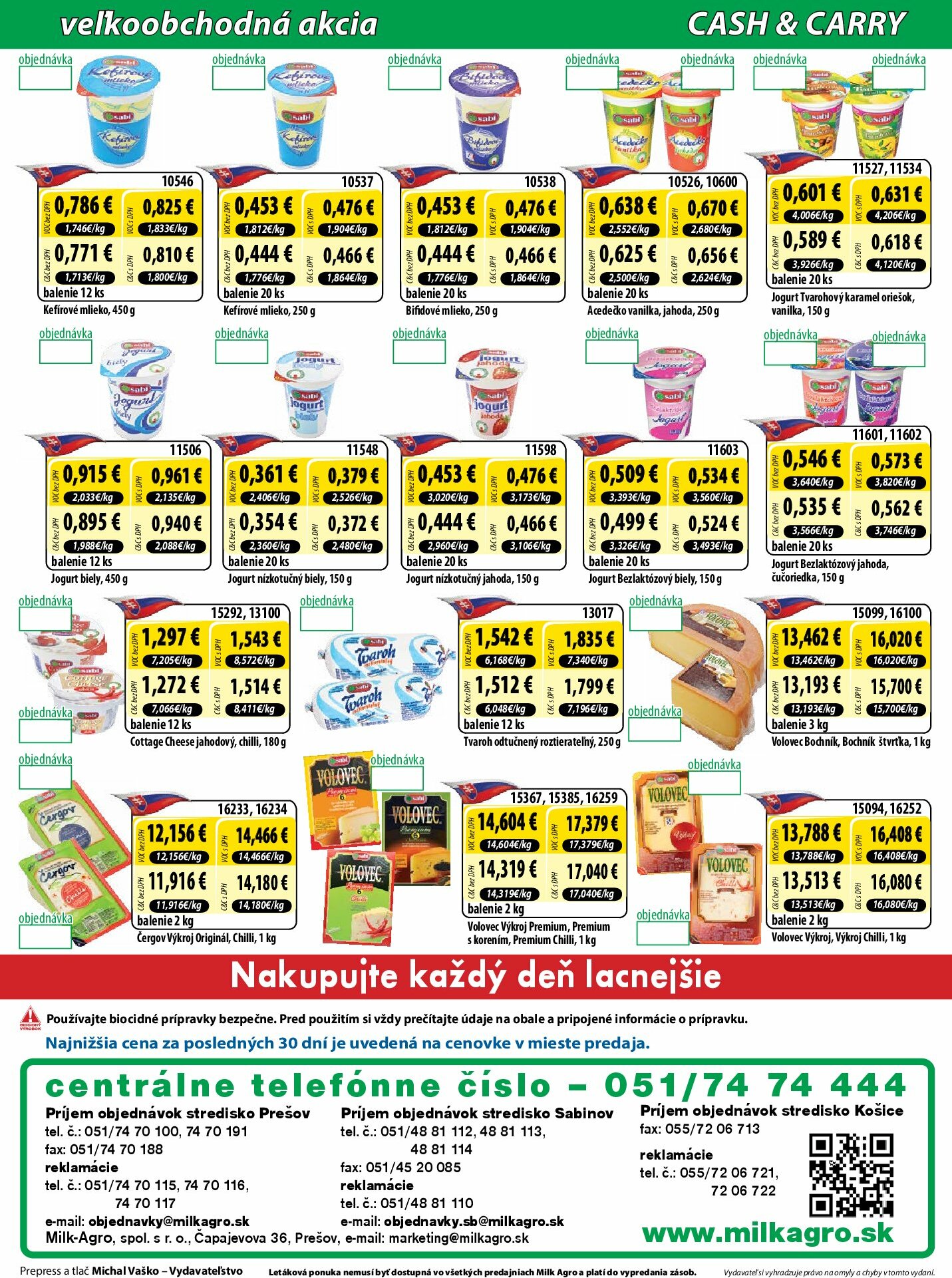 milk-agro - Leták Milk Agro - Cash & Carry platný od 27.08. do 09.09. - page: 8